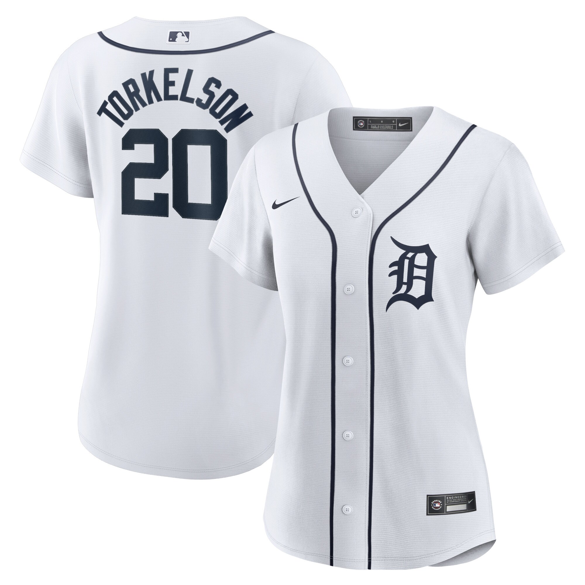 Women's Detroit Tigers Spencer Torkelson White Home Player Jersey