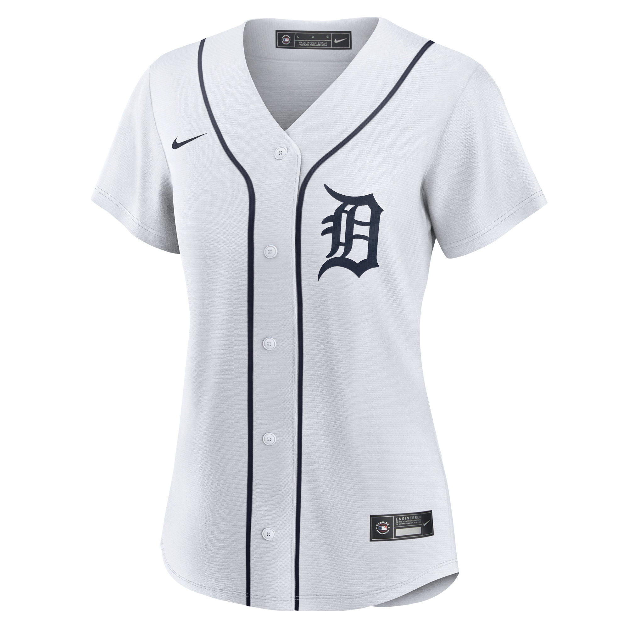 Alternative view of Women's Detroit Tigers White #1 Bride Home Jersey