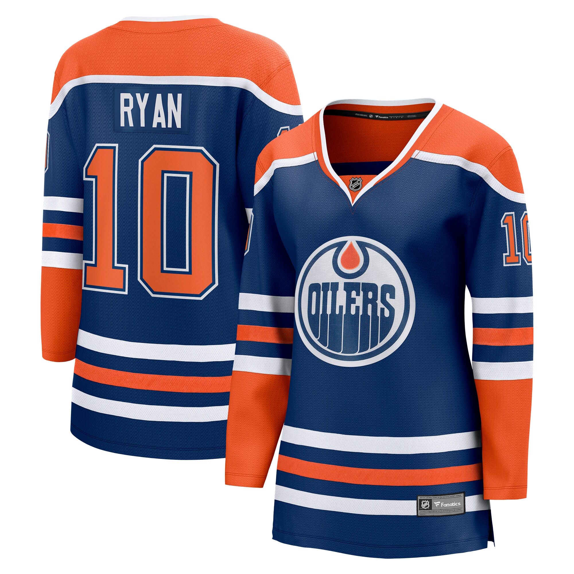 Women's Edmonton Oilers Derek Ryan Royal Home Breakaway Player Jersey - JS265 