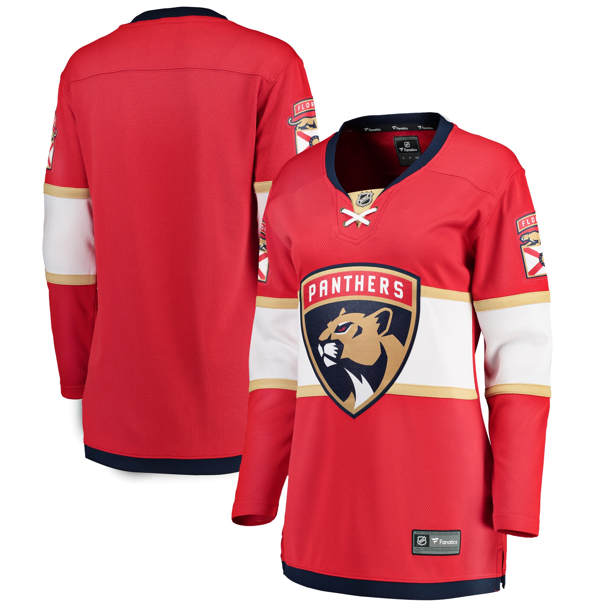 Women's Florida Panthers Red Breakaway Home Jersey - JS222 