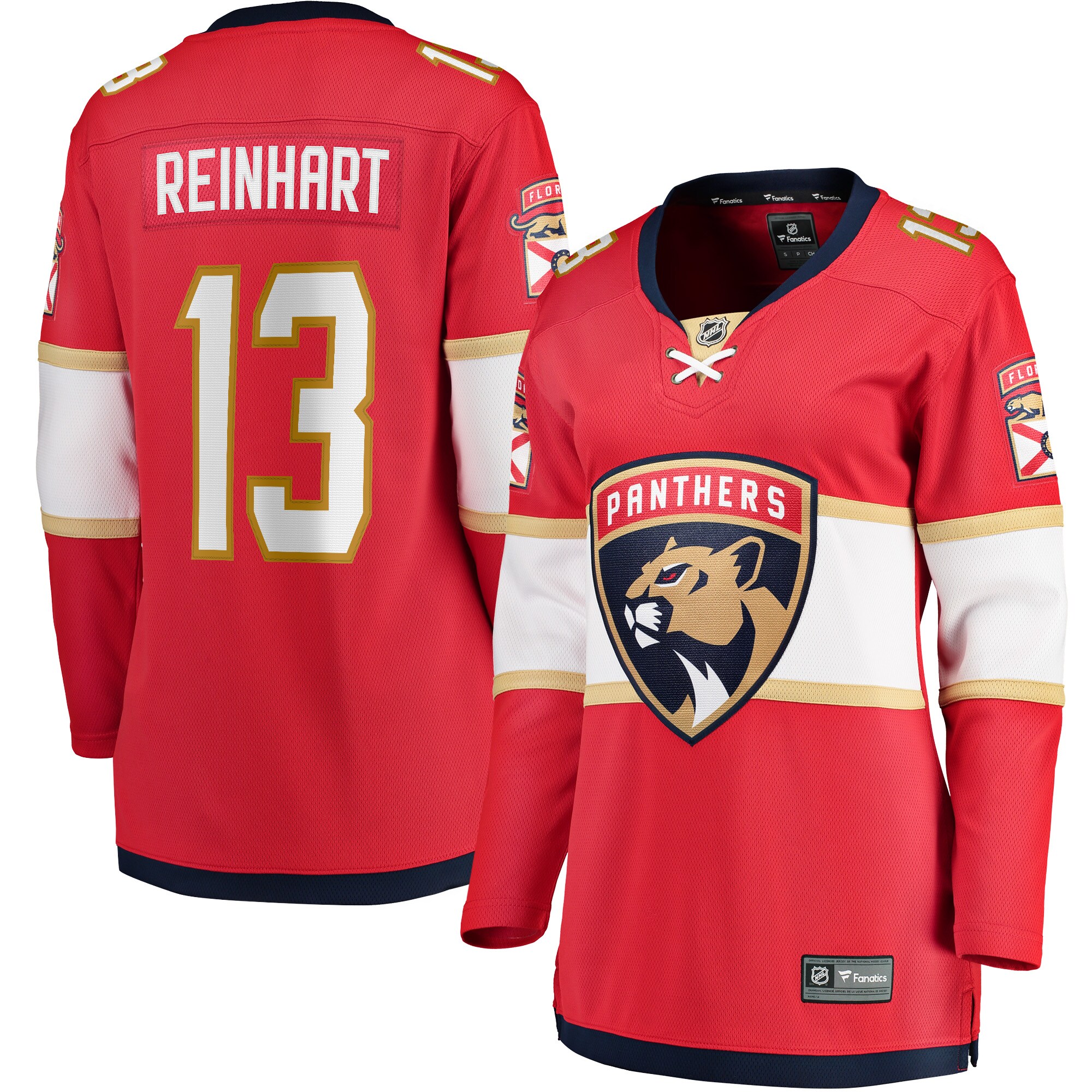 Women's Florida Panthers Sam Reinhart Red Breakaway Player Jersey - JS584 
