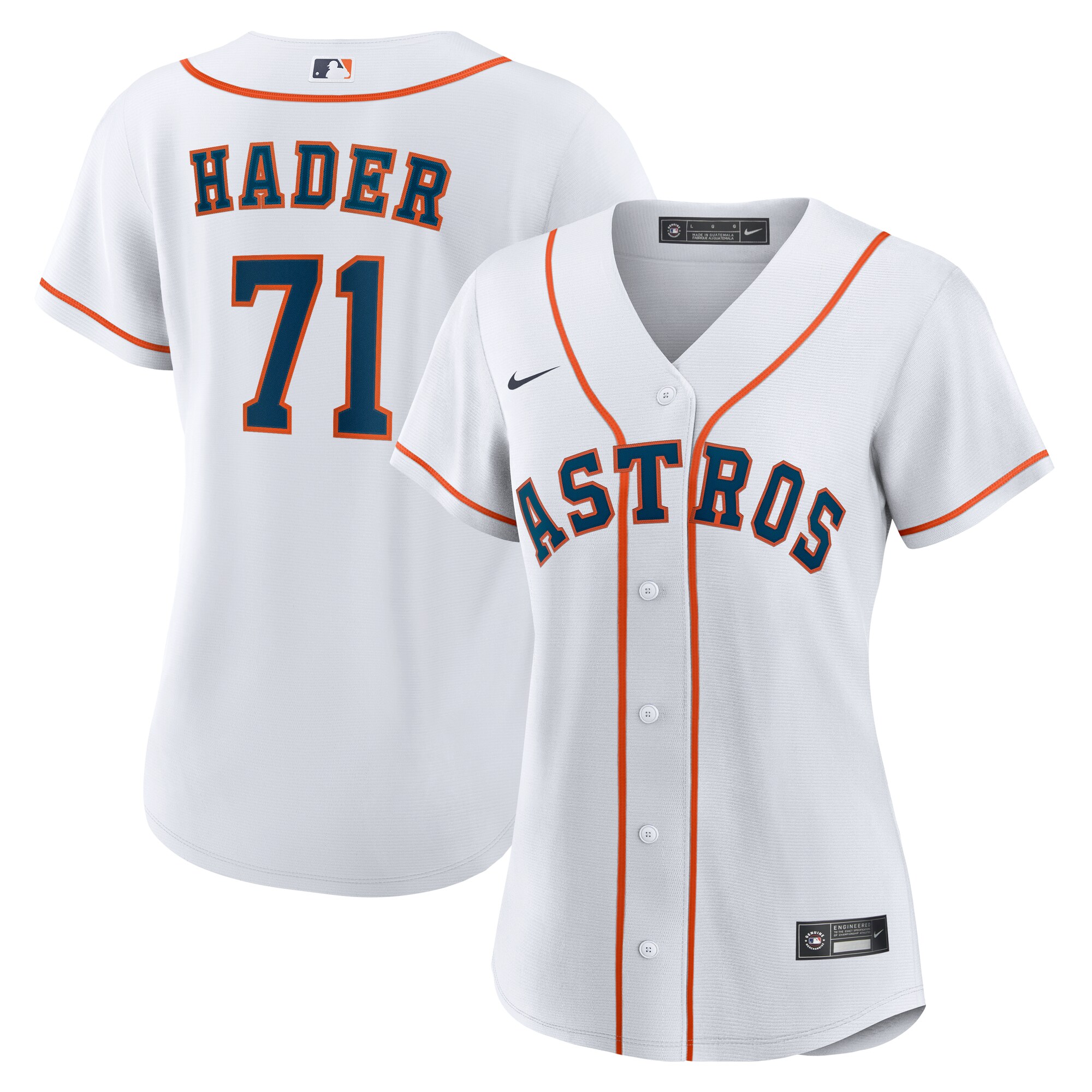 Women's Houston Astros Josh Hader White Home Jersey 
