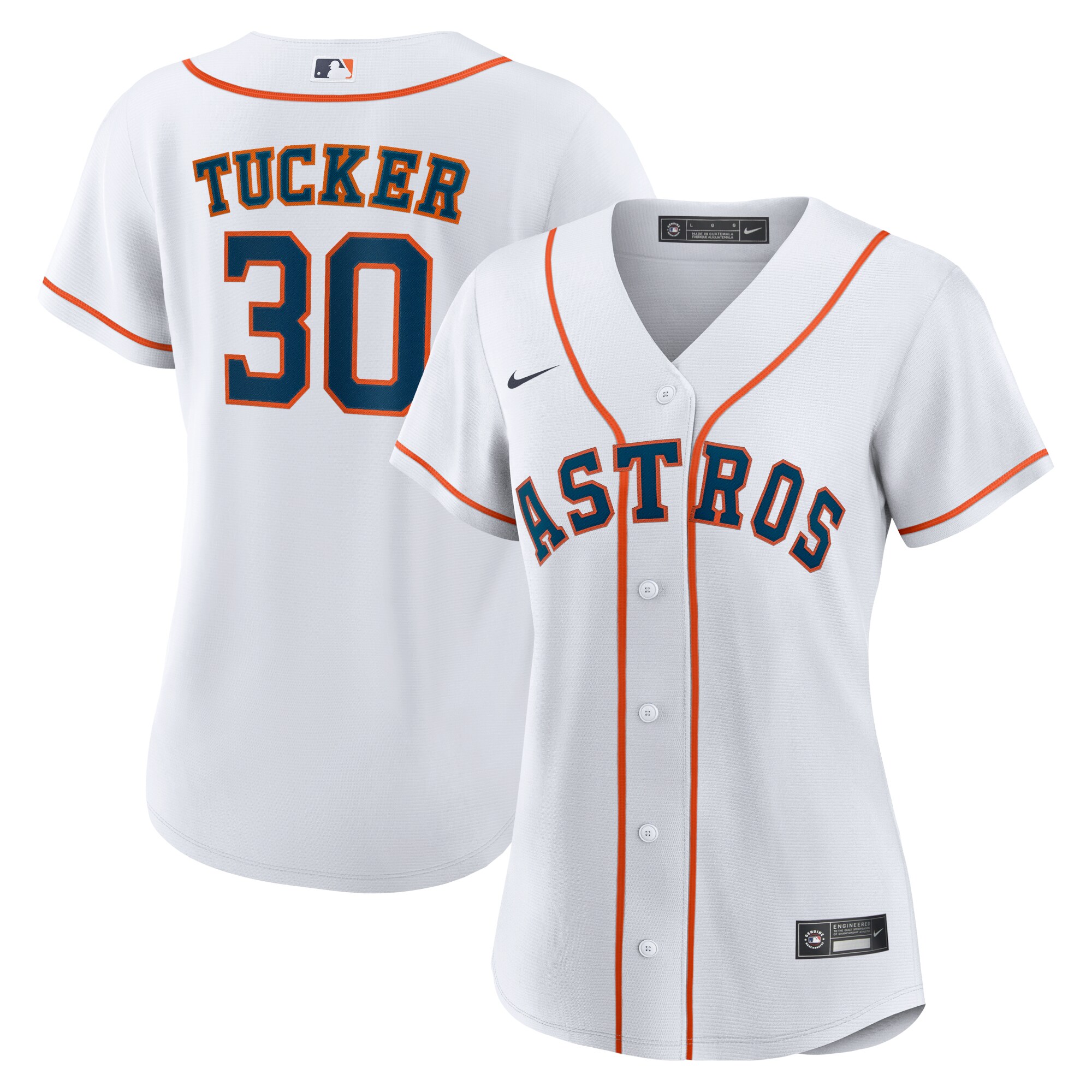 Women's Houston Astros Kyle Tucker White Home Jersey 