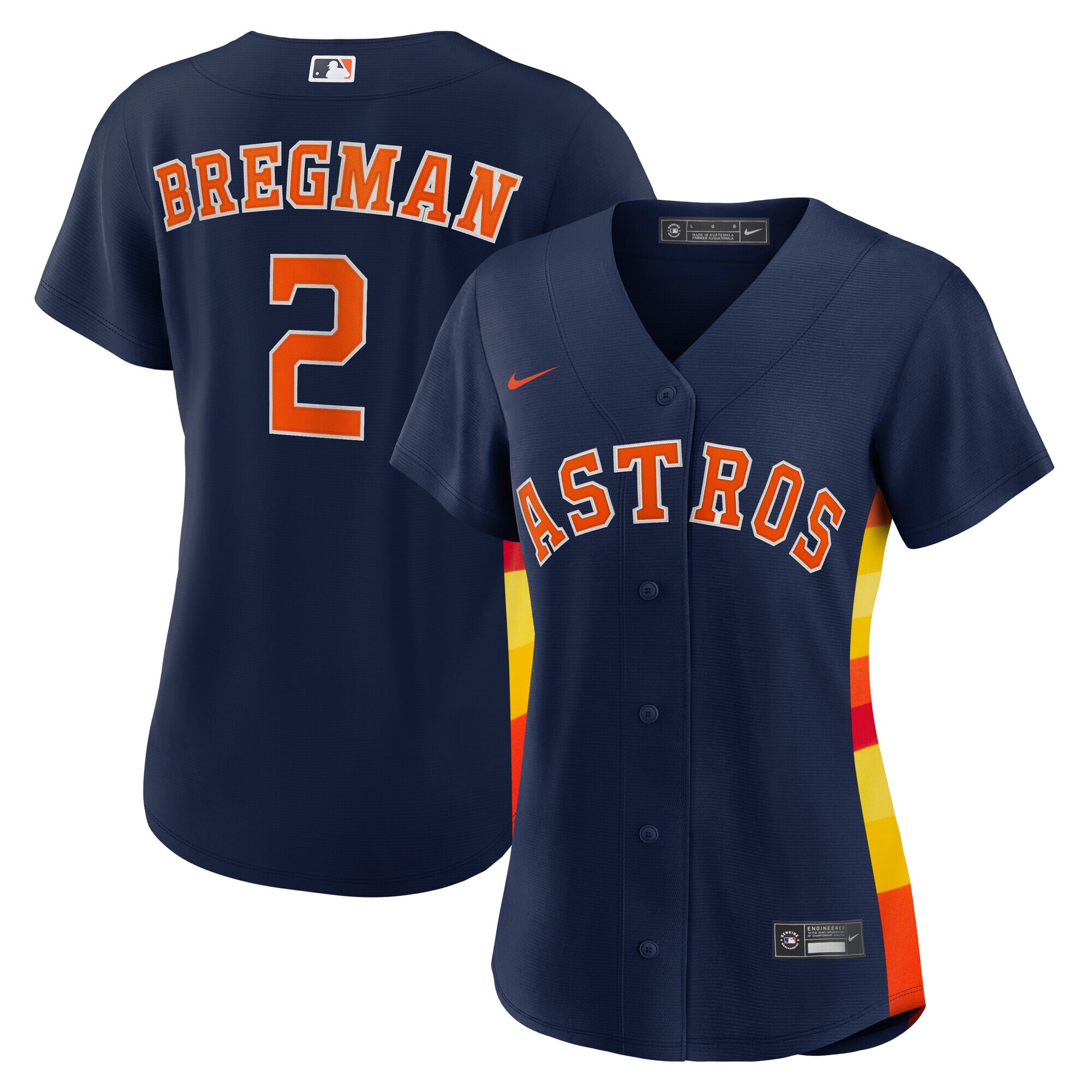 Women's Houston Astros Navy Alternate Player Jersey 