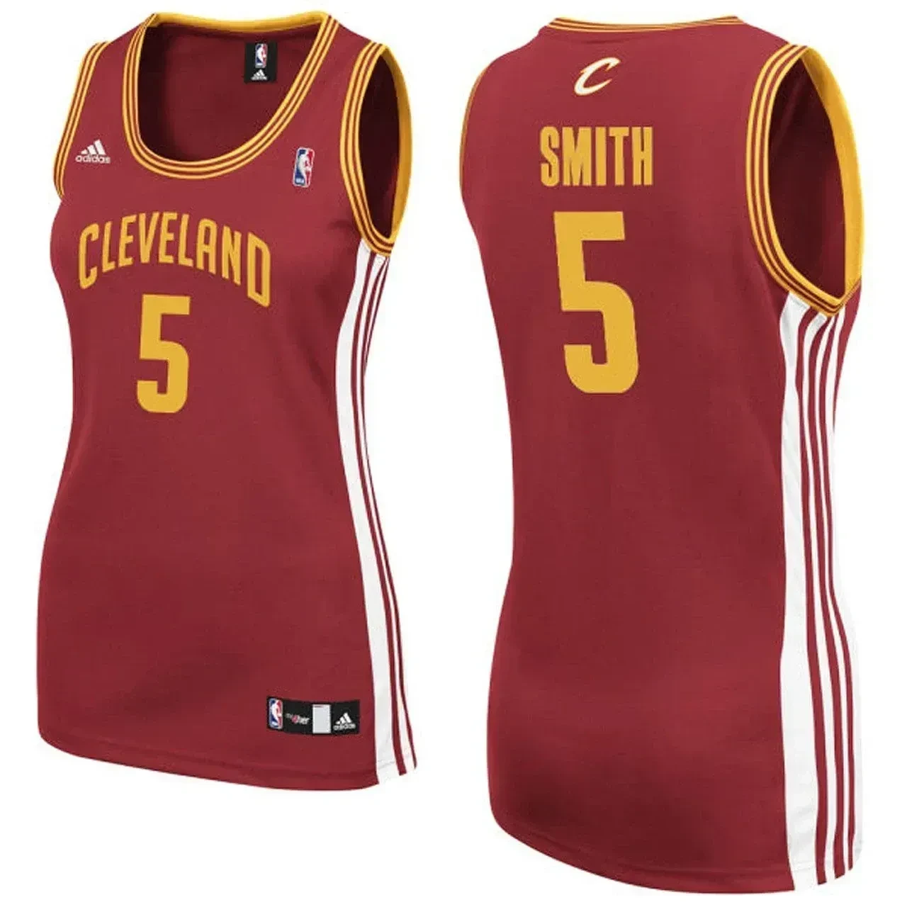 Women's J.r. Smith Cleveland Cavaliers 5 Red Jersey - JS607