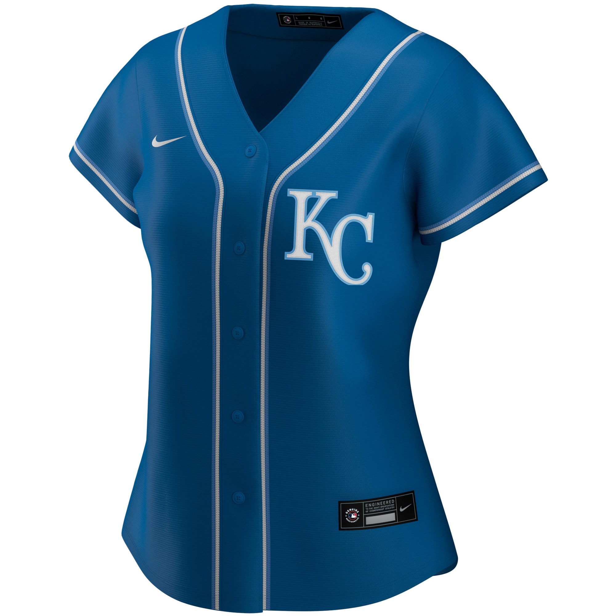 Alternative view of Women's Kansas City Royals Royal Alternate Team Jersey 