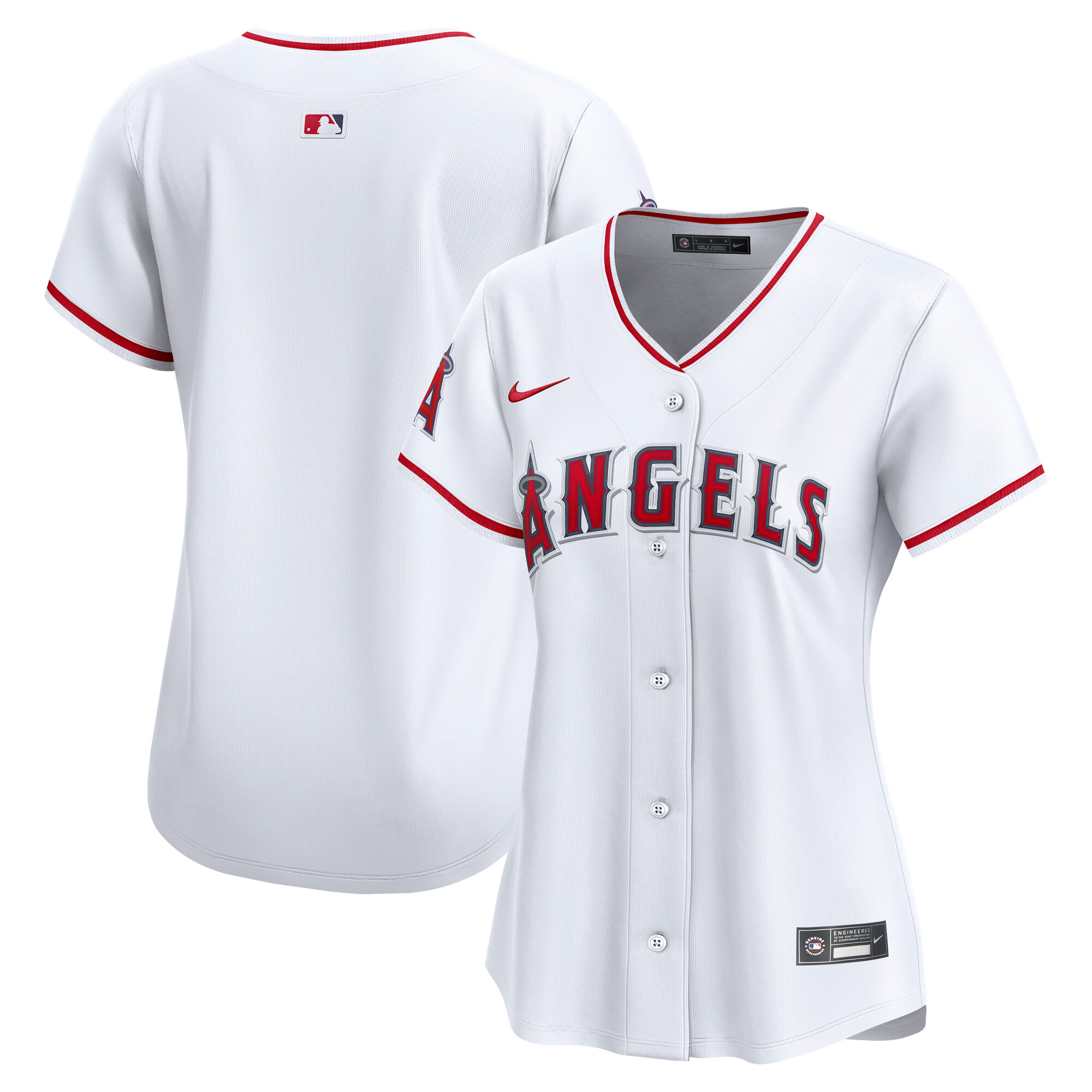 Women's Los Angeles Angels White Home Limited Jersey 