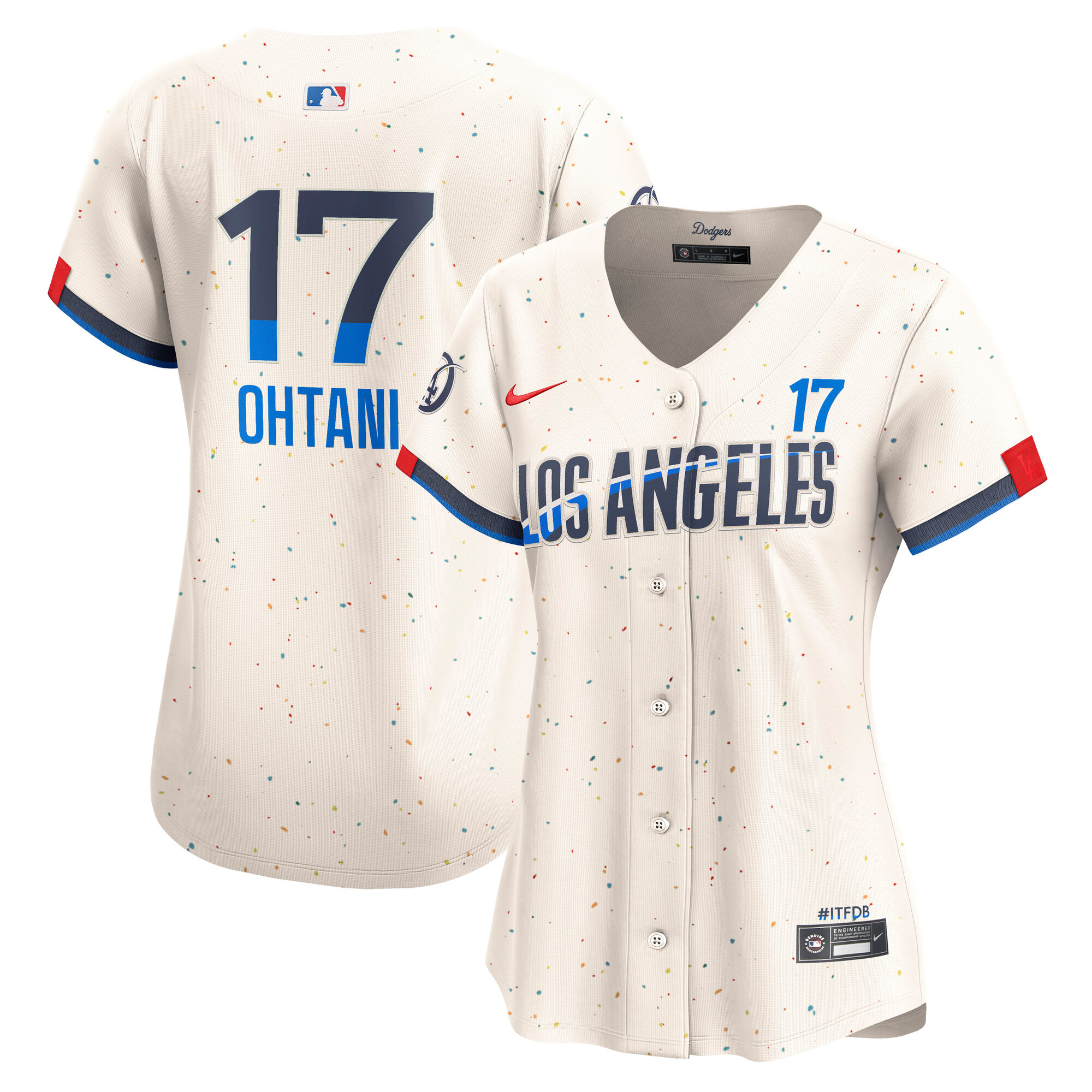 Women's Los Angeles Dodgers Shohei Ohtani Cream City Connect Limited Player Jersey 