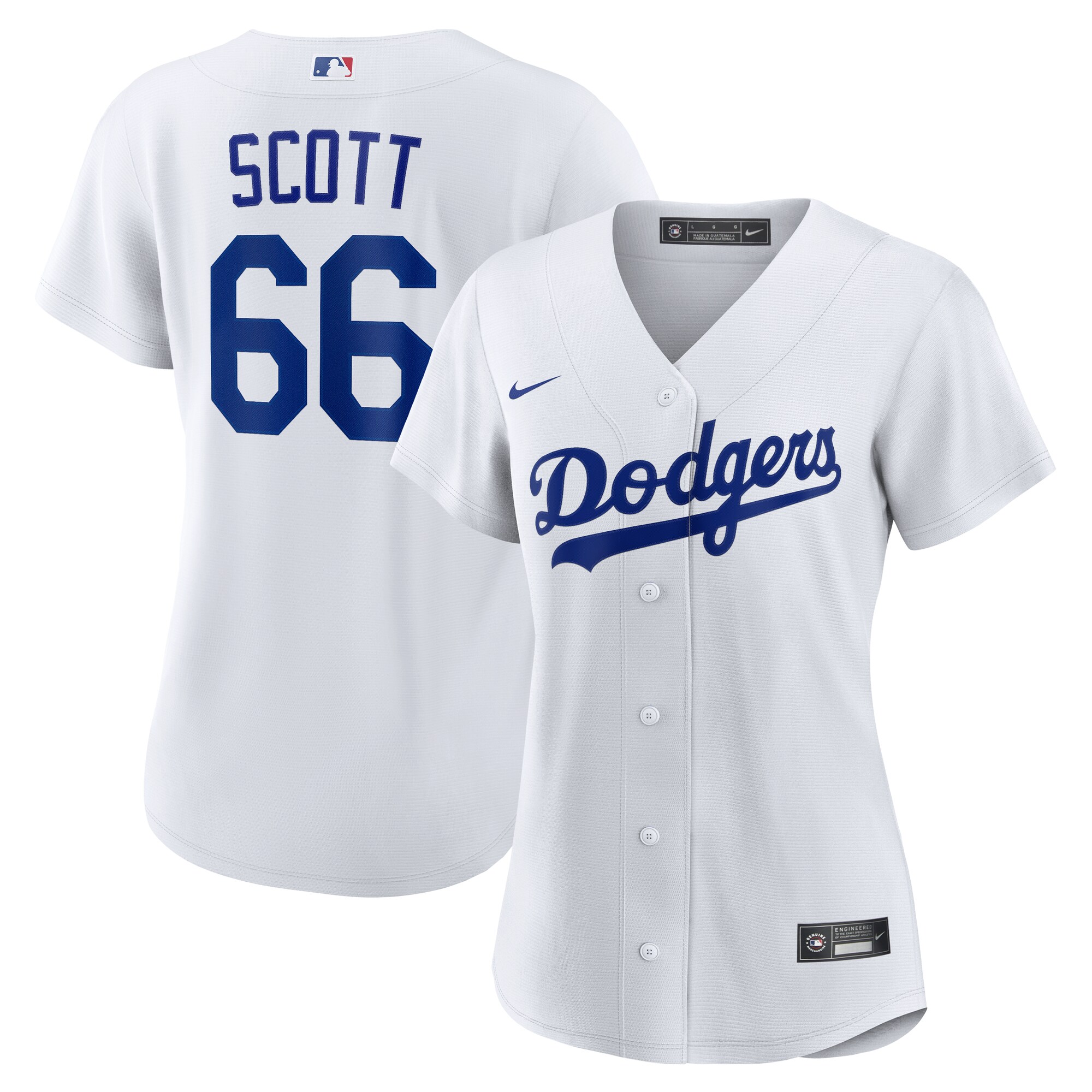 Women's Los Angeles Dodgers Tanner Scott White Home Jersey 