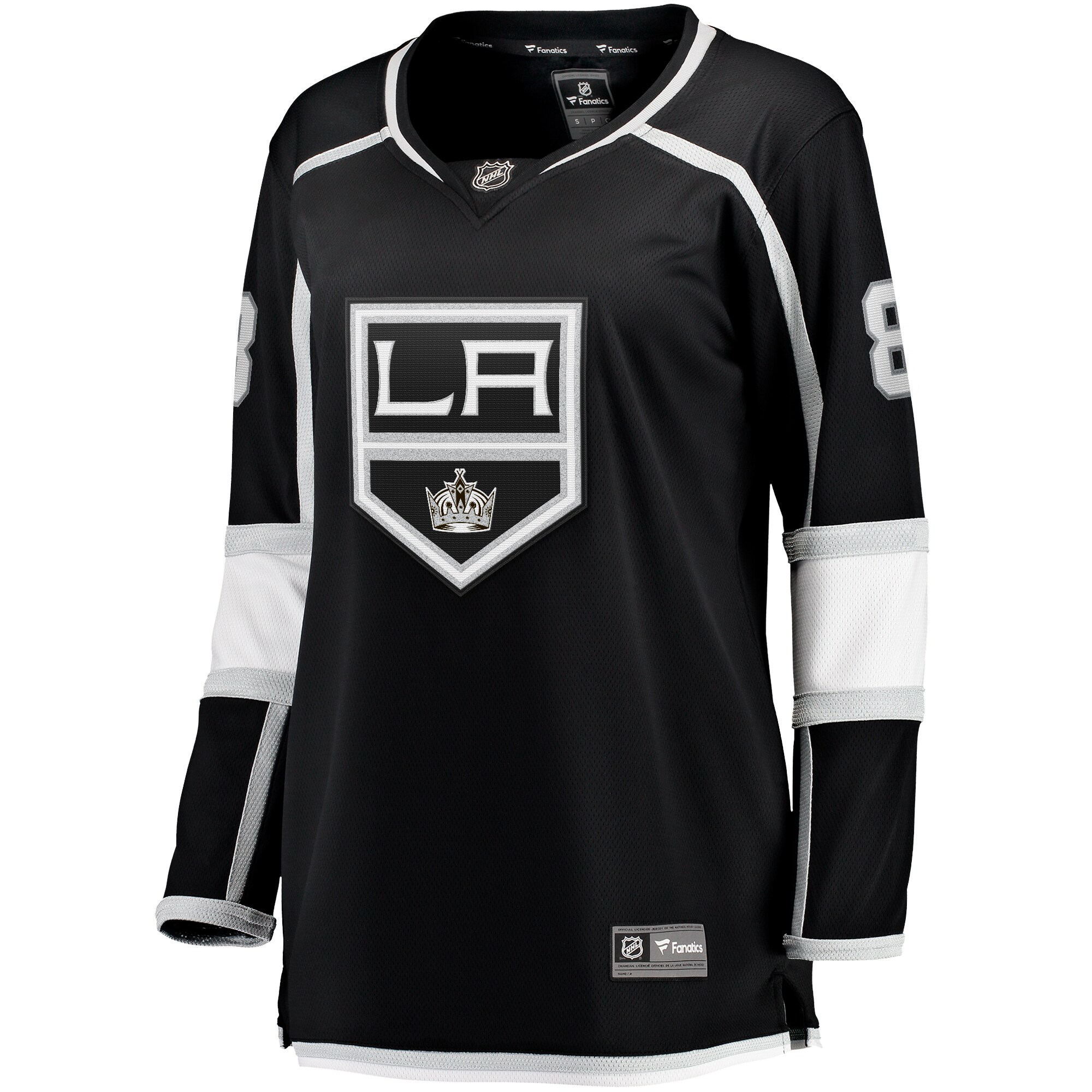 Alternative view of Women's Los Angeles Kings Drew Doughty Black Home Breakaway Player Jersey - JS939 