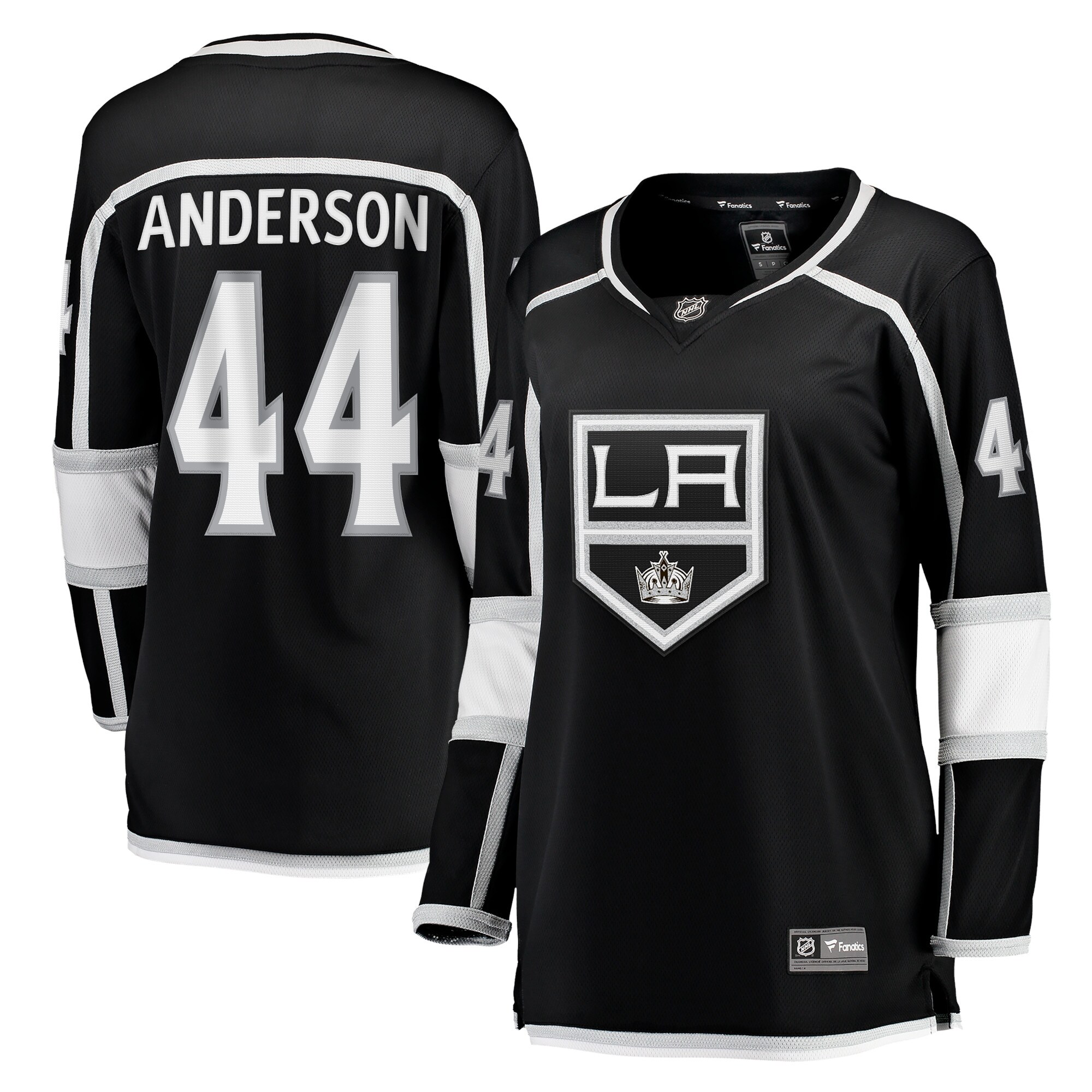 Women's Los Angeles Kings Mikey Anderson Black Home Breakaway Player Jersey - JS141 