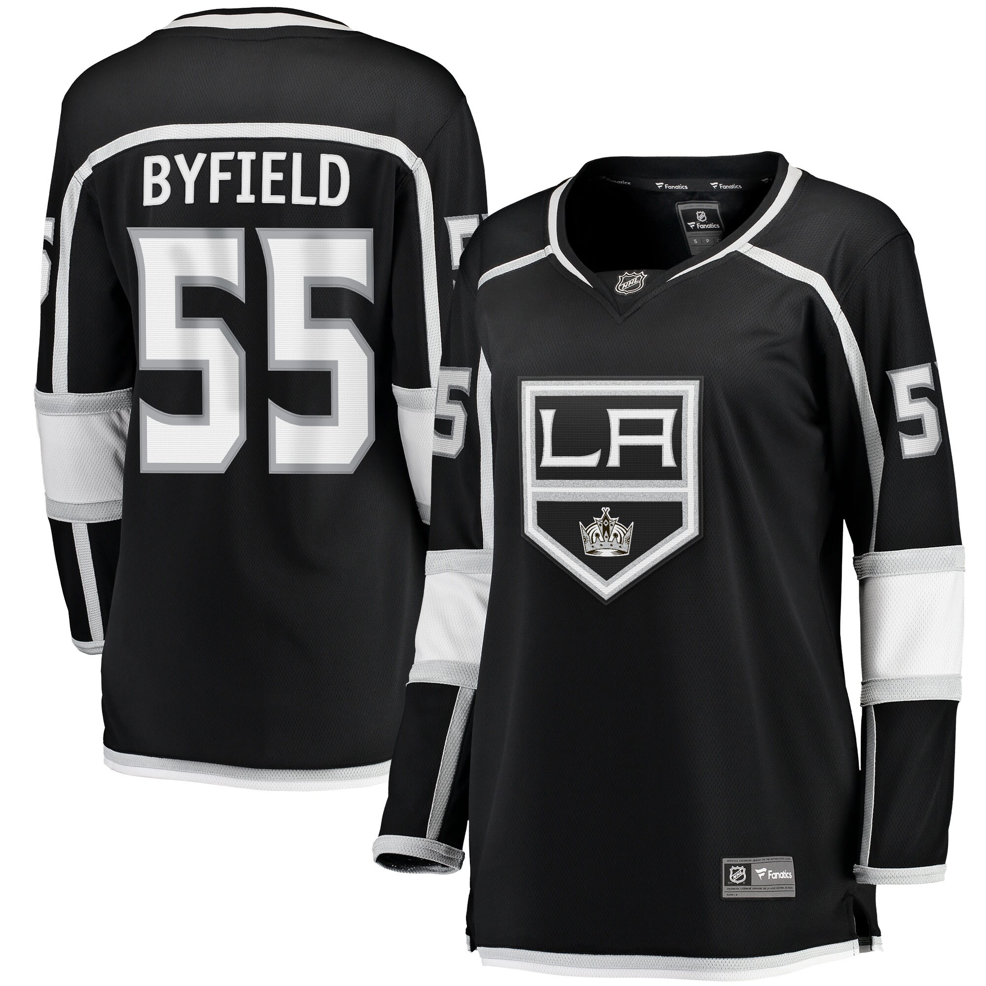 Women's Los Angeles Kings Quinton Byfield Black Home Team Breakaway Player Jersey - JS482 