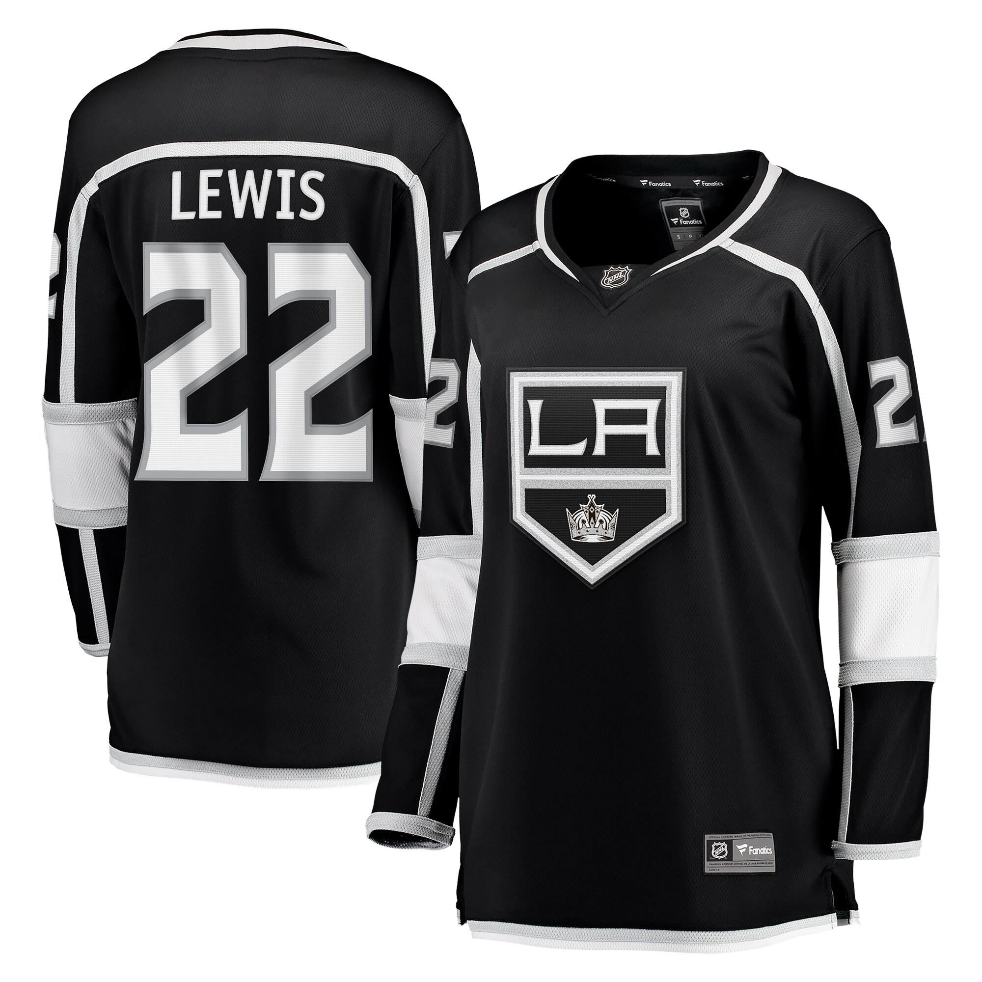 Women's Los Angeles Kings Trevor Lewis Black Home Breakaway Player Jersey - JS400 