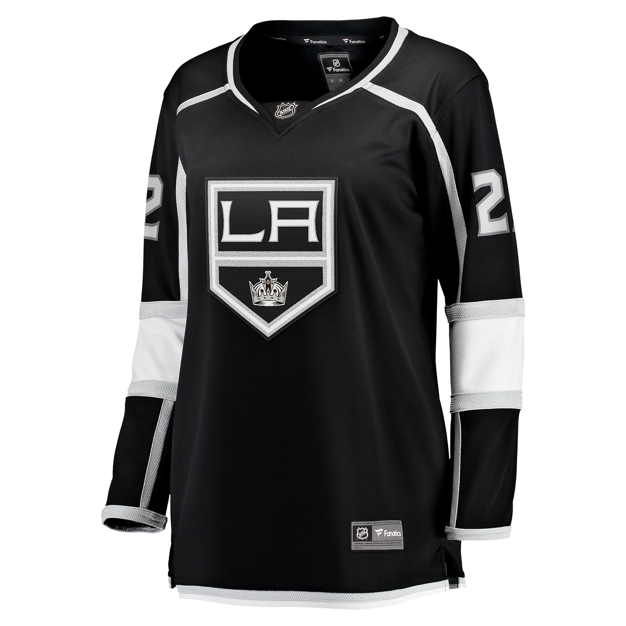 Alternative view of Women's Los Angeles Kings Trevor Lewis Black Home Breakaway Player Jersey - JS400 