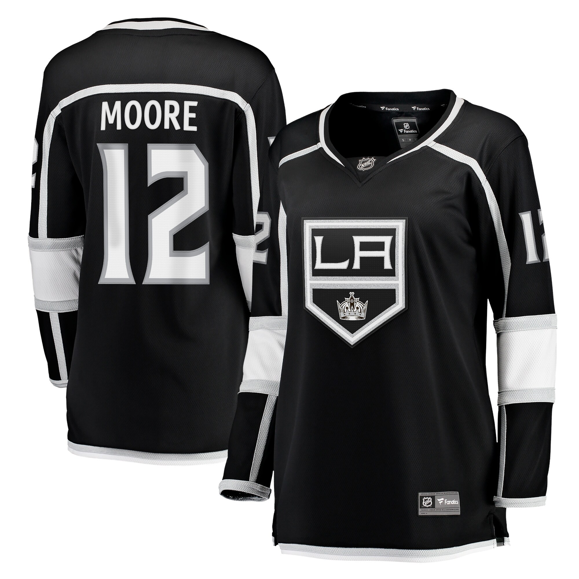 Women's Los Angeles Kings Trevor Moore Black Home Breakaway Player Jersey - JS516 