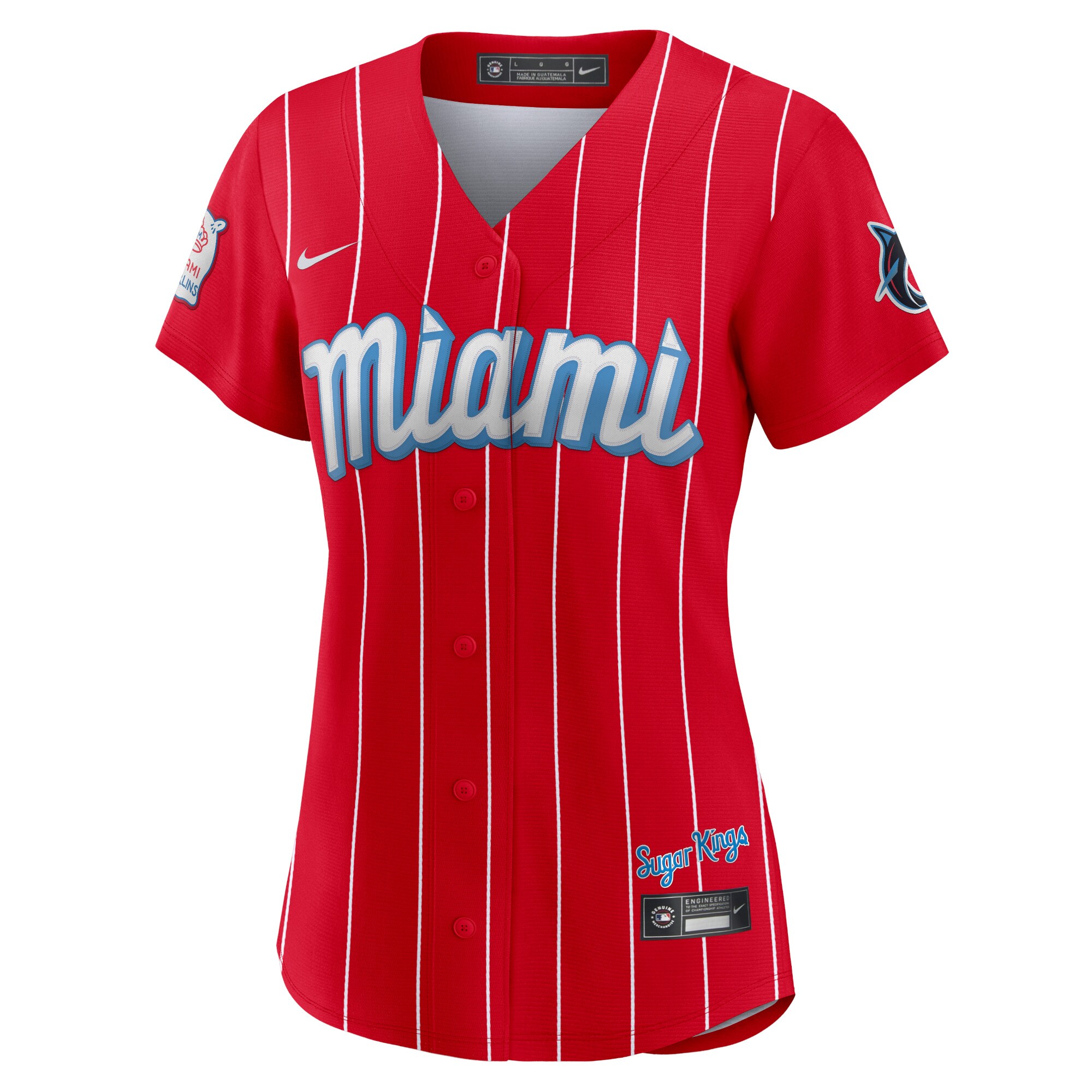 Alternative view of Women's Miami Marlins Red City Connect Jersey 