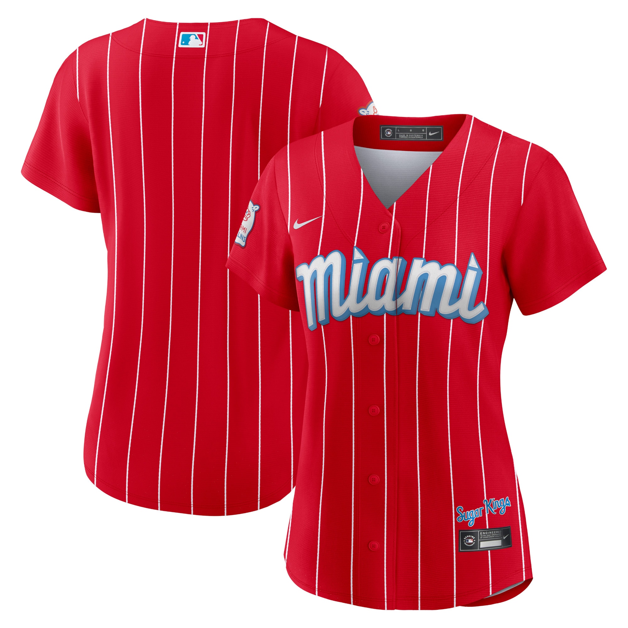 Women's Miami Marlins Red City Connect Team Jersey 