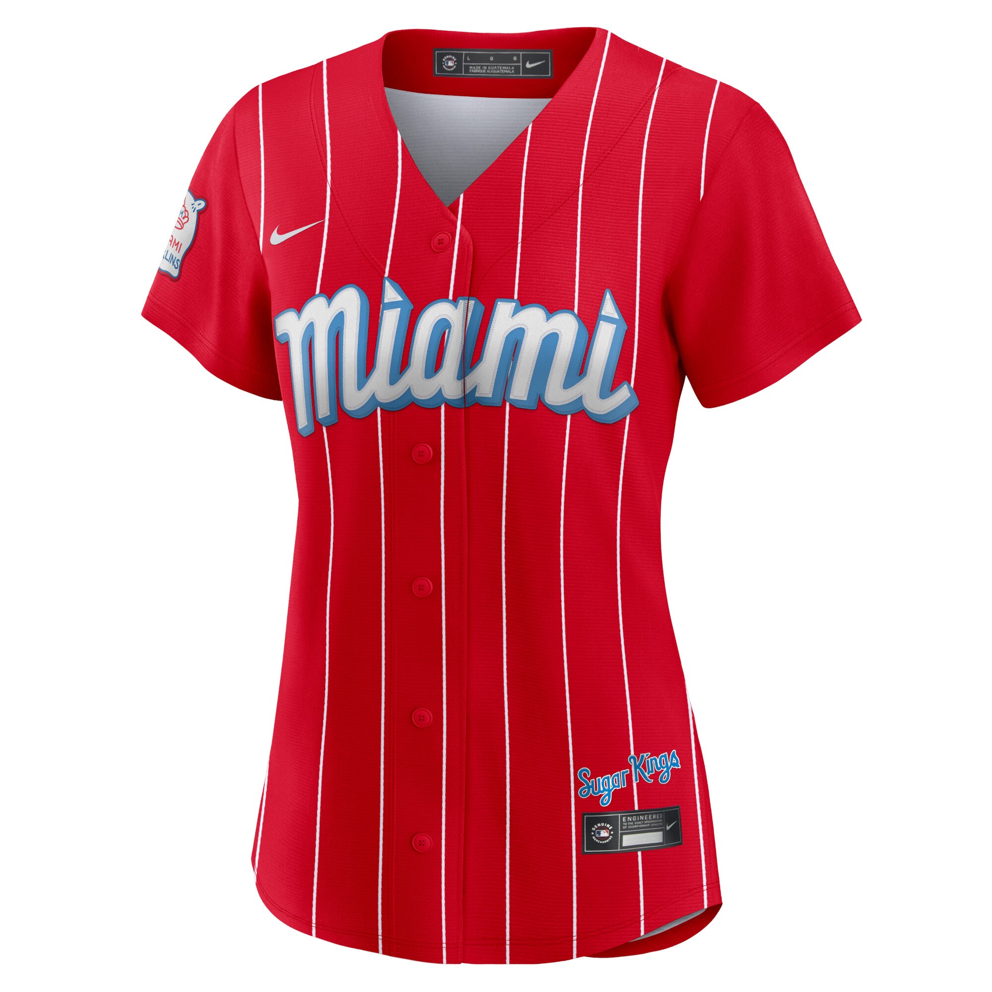 Alternative view of Women's Miami Marlins Red City Connect Team Jersey 