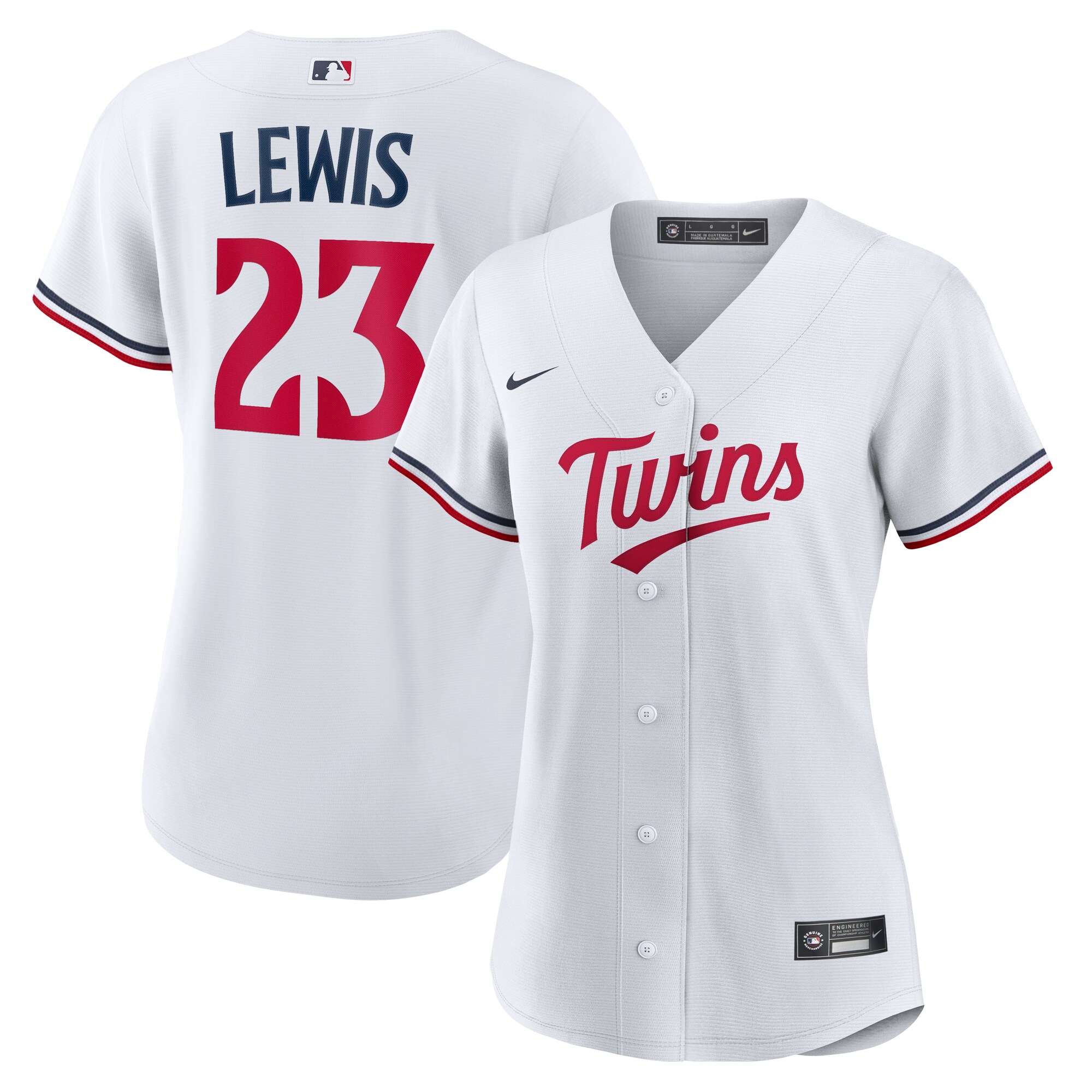 Women's Minnesota Twins Royce Lewis White Home Jersey 