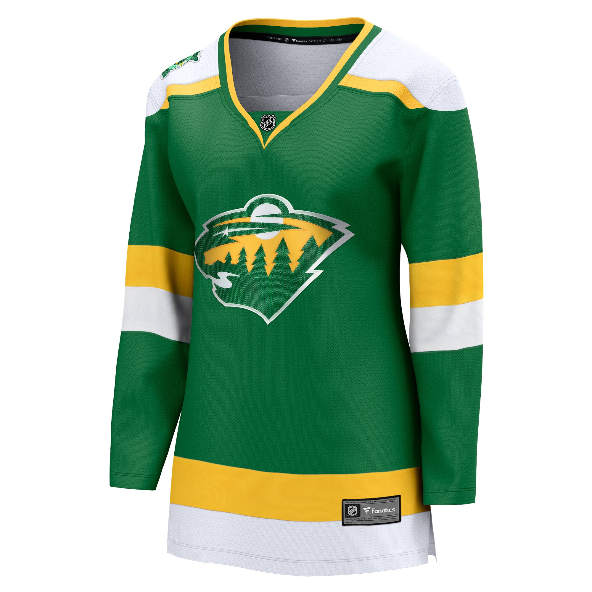 Alternative view of Women's Minnesota Wild Green Alternate Premier Breakaway Jersey - JS338 