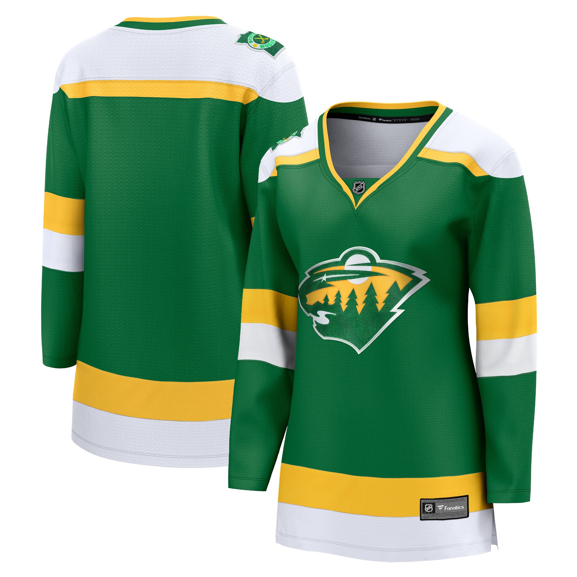 Women's Minnesota Wild Green Alternate Premier Breakaway Jersey - JS338 