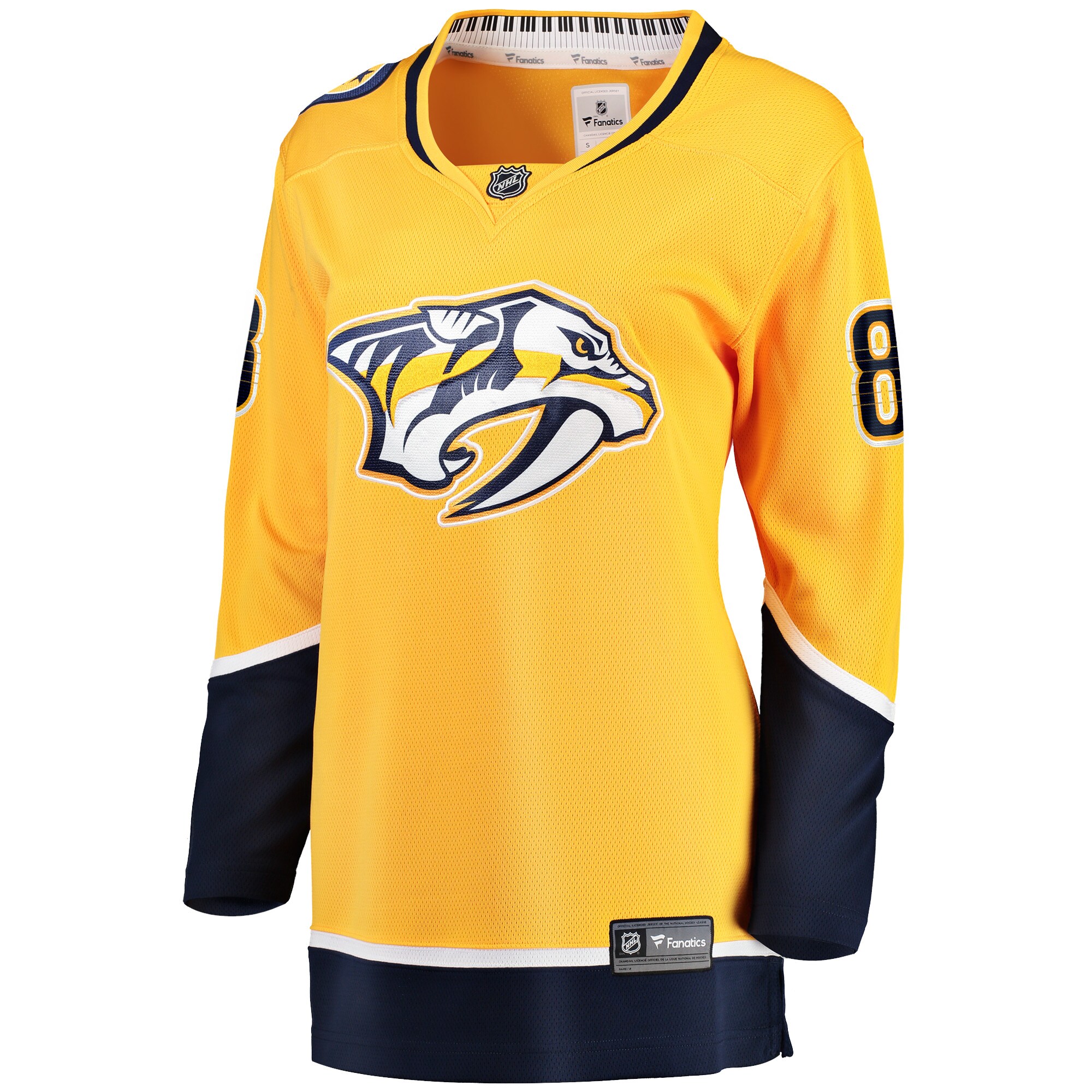 Alternative view of Women's Nashville Predators Cody Glass Gold Home Breakaway Player Jersey - JS595 