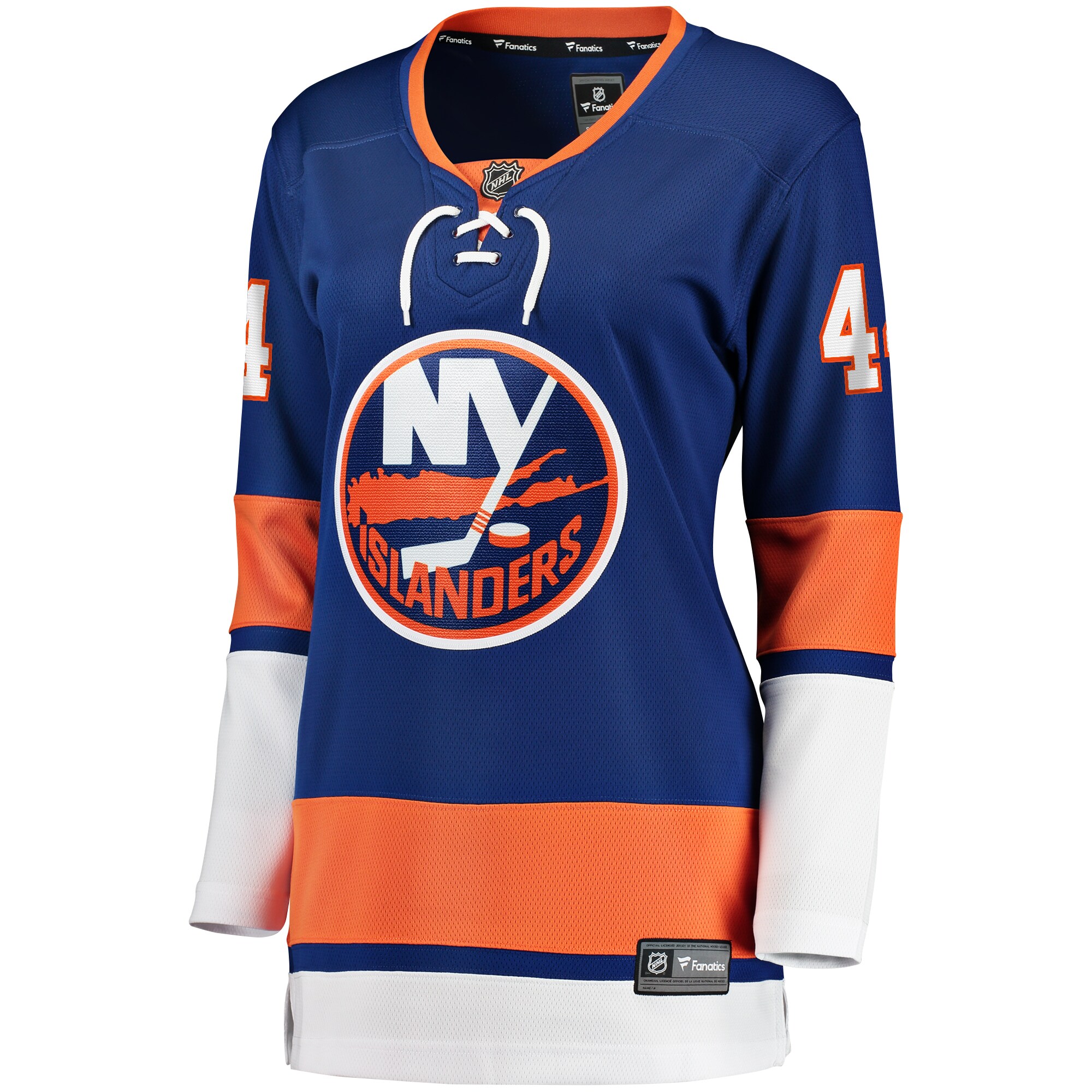 Alternative view of Women's New York Islanders Jean-Gabriel Pageau Blue Breakaway Player Jersey - JS574 