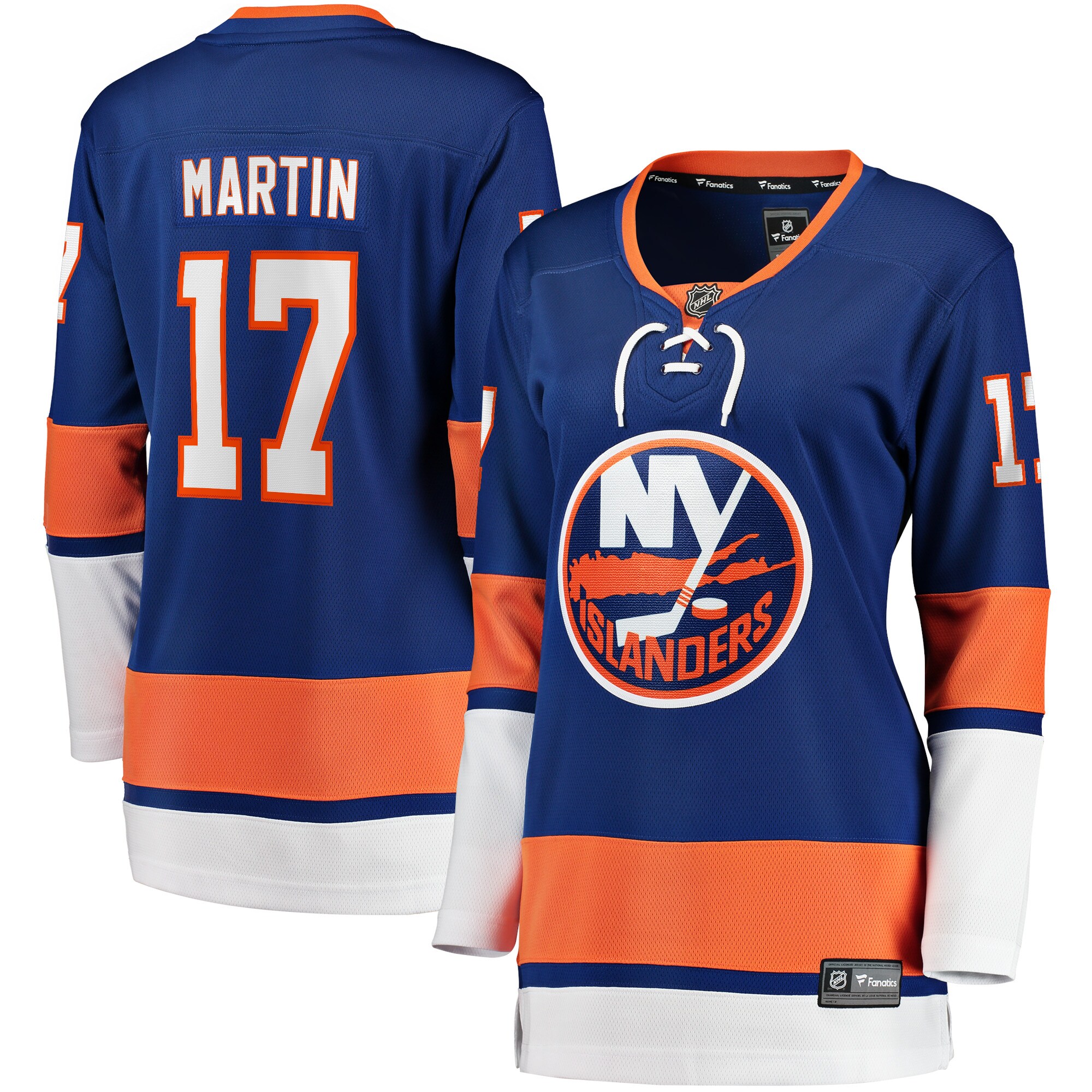 Women's New York Islanders Matt Martin Royal Home Team Breakaway Player Jersey - JS249 