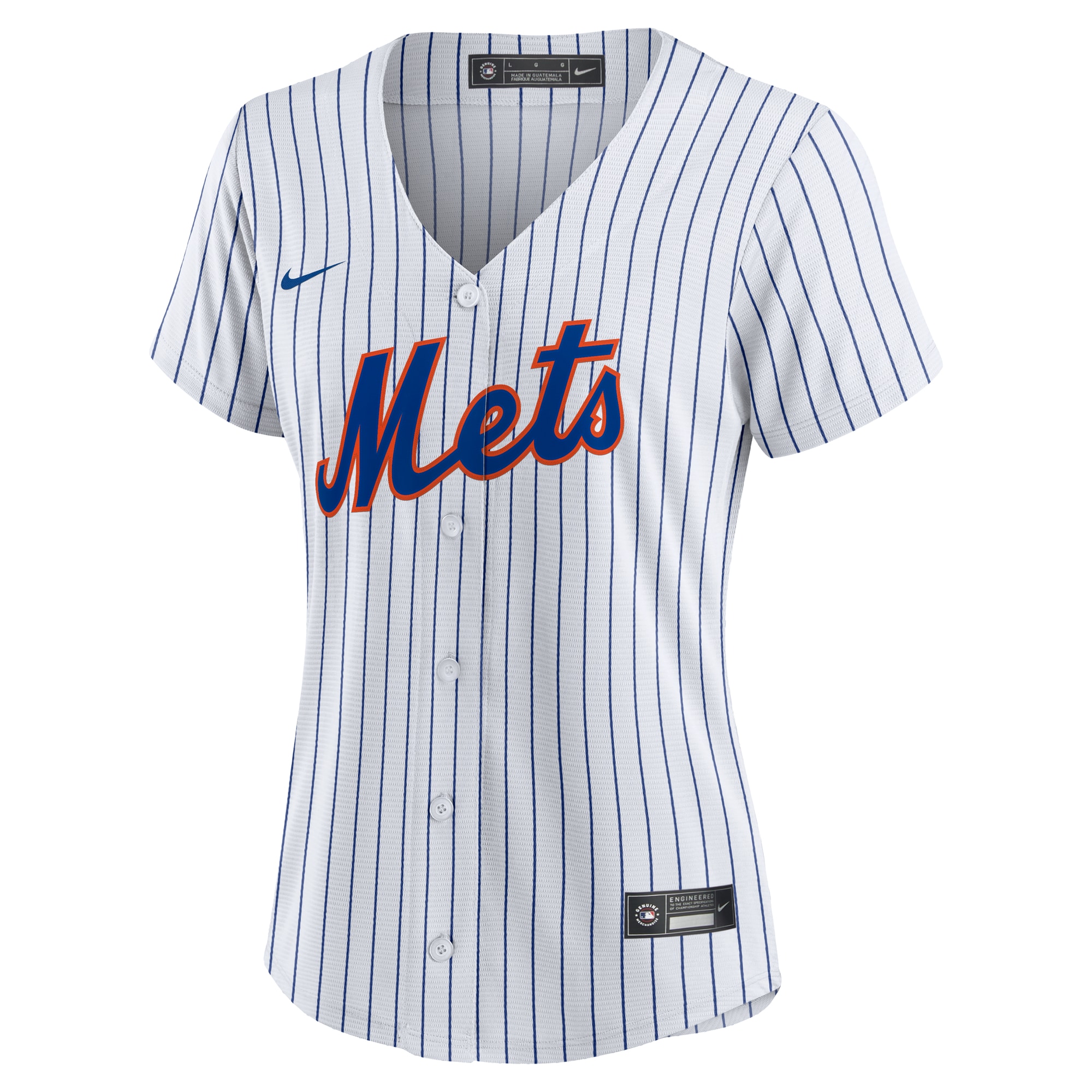 Alternative view of Women's New York Mets Francisco Alvarez White Home Jersey 