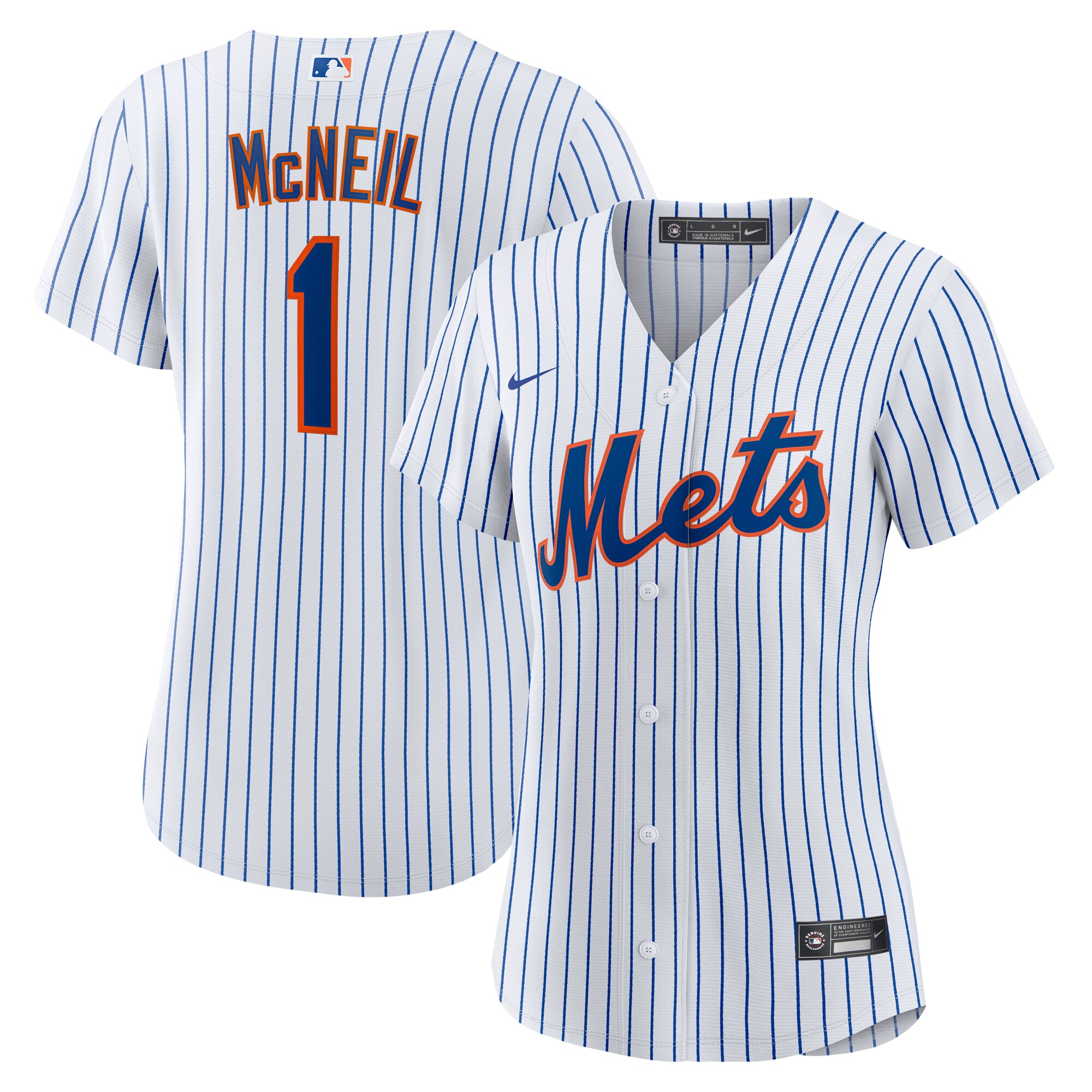 Women's New York Mets Jeff McNeil White Home Jersey 