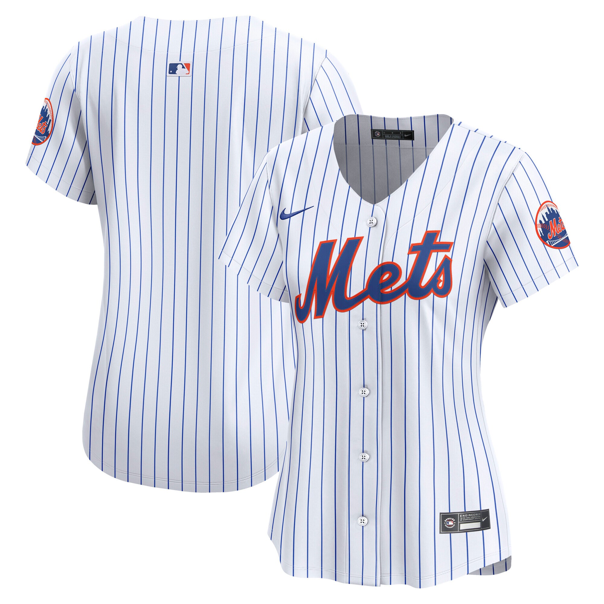 Women's New York Mets White Home Limited Jersey 