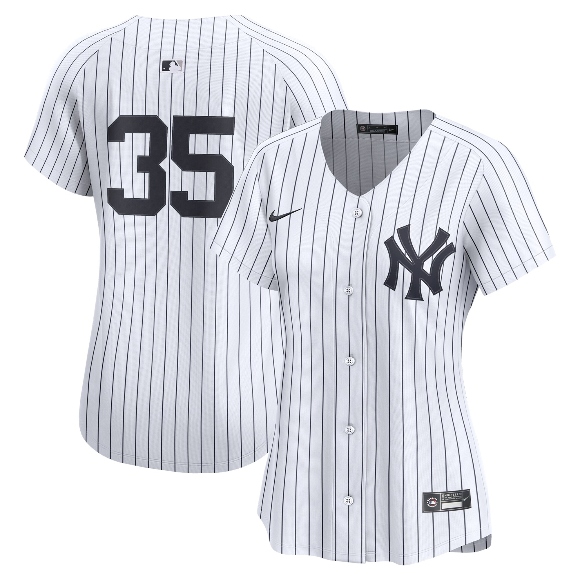 Women's New York Yankees Cody Bellinger White Home Limited Player Jersey 