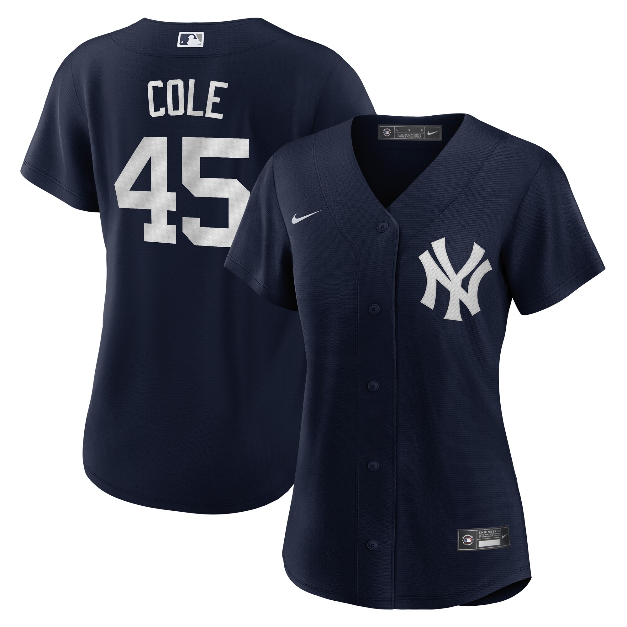 Women's New York Yankees Gerrit Cole Navy Alternate Player Jersey 