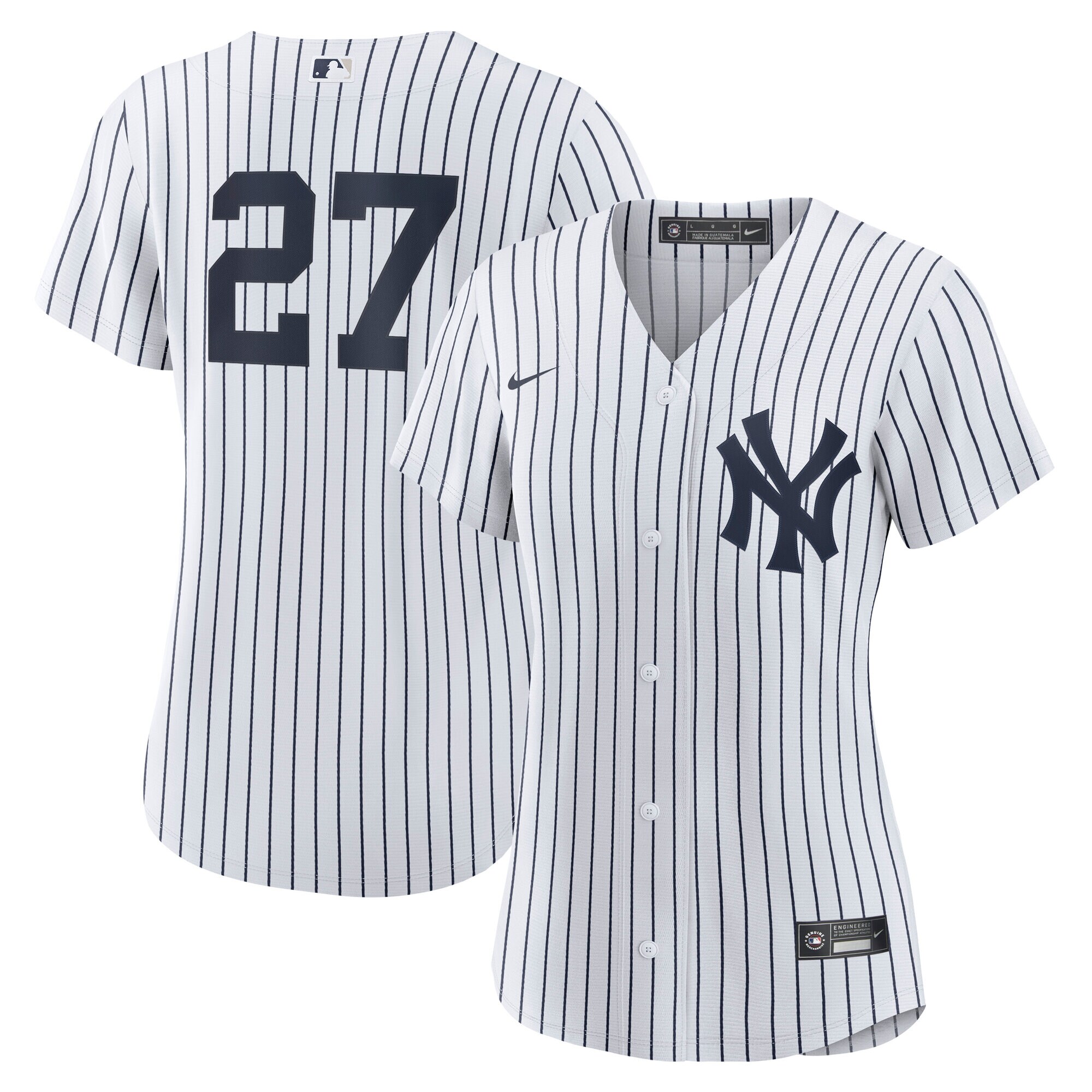 Women's New York Yankees Giancarlo Stanton White Home Player Jersey 