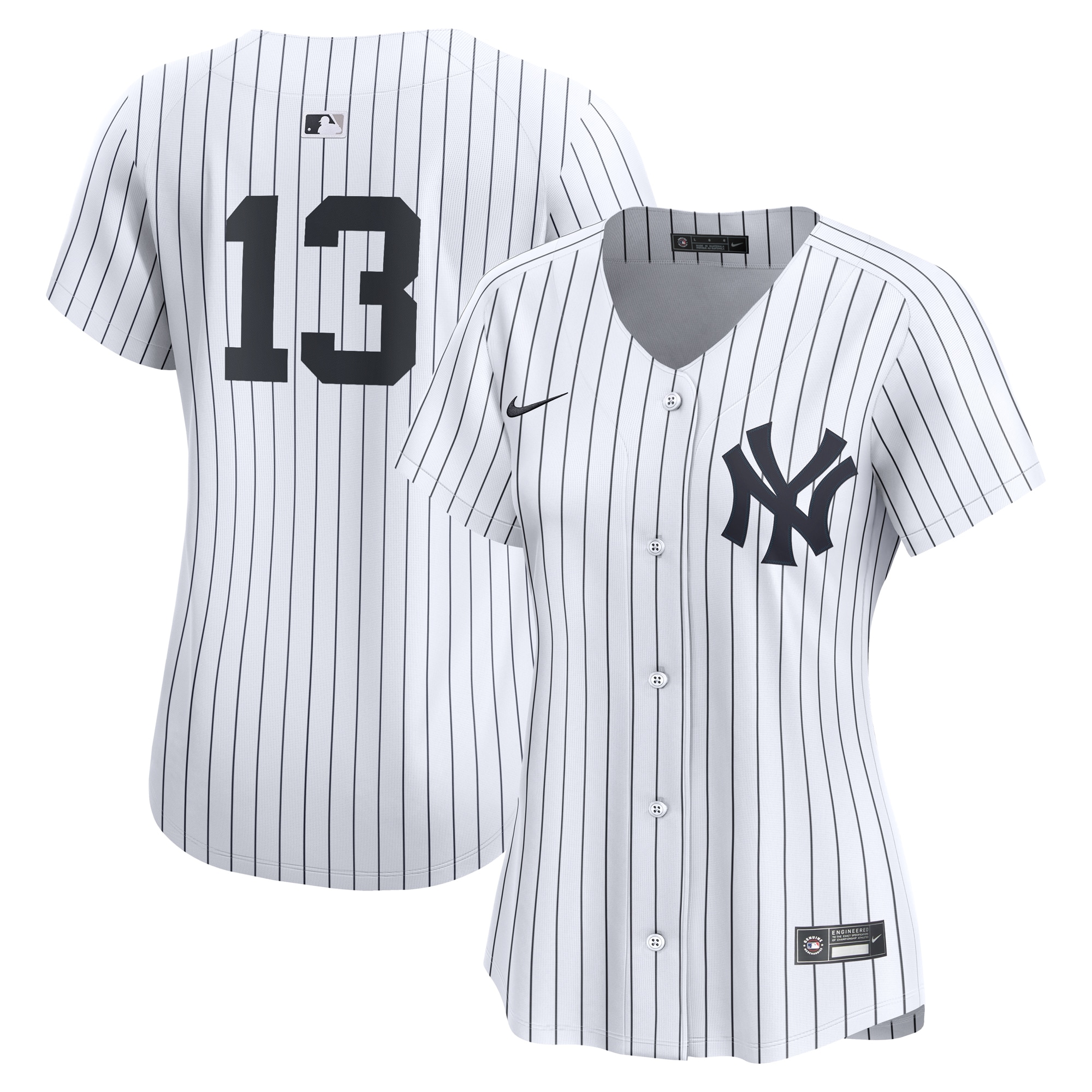Women's New York Yankees Jazz Chisholm Jr. White Home Limited Player Jersey 