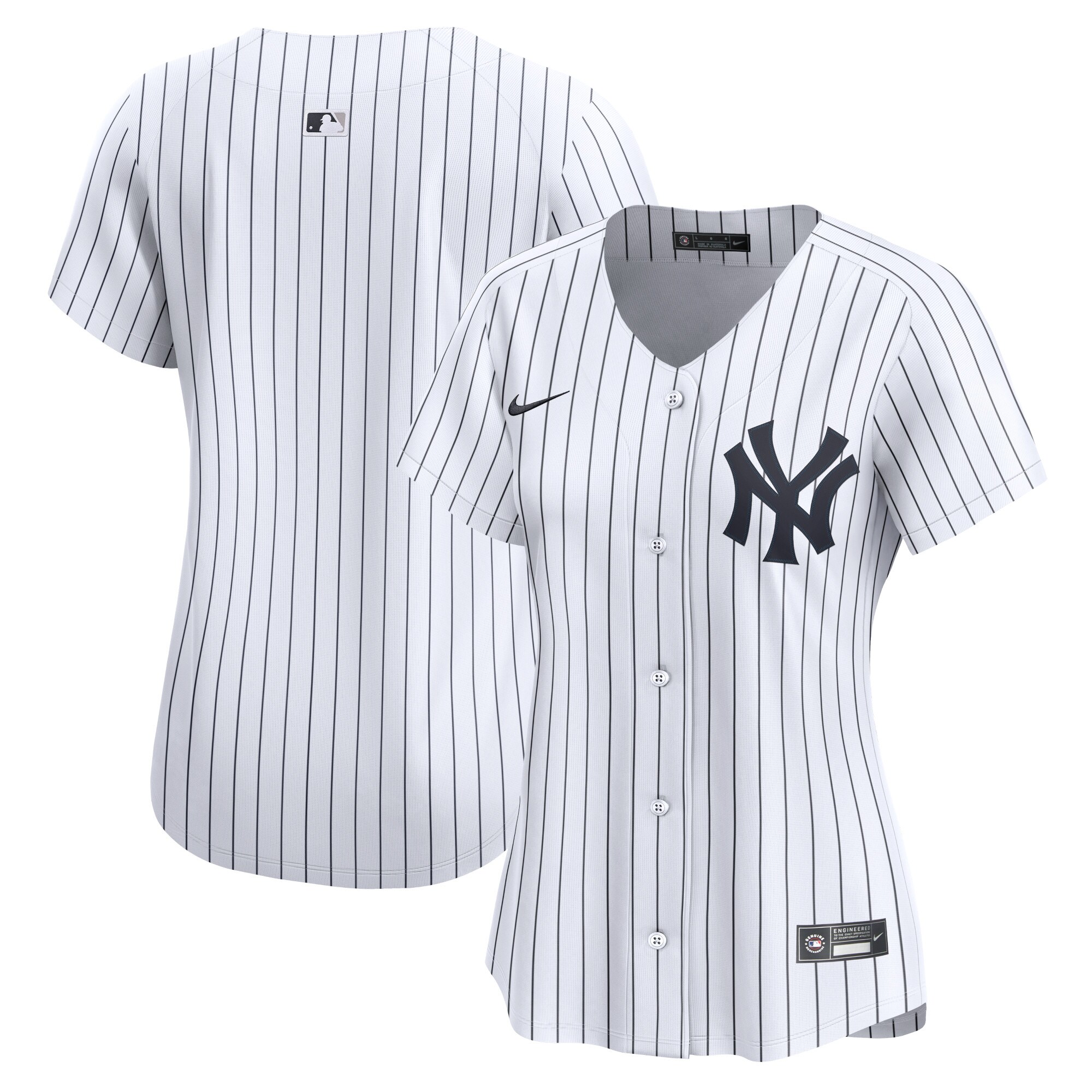 Women's New York Yankees White Home Limited Jersey 