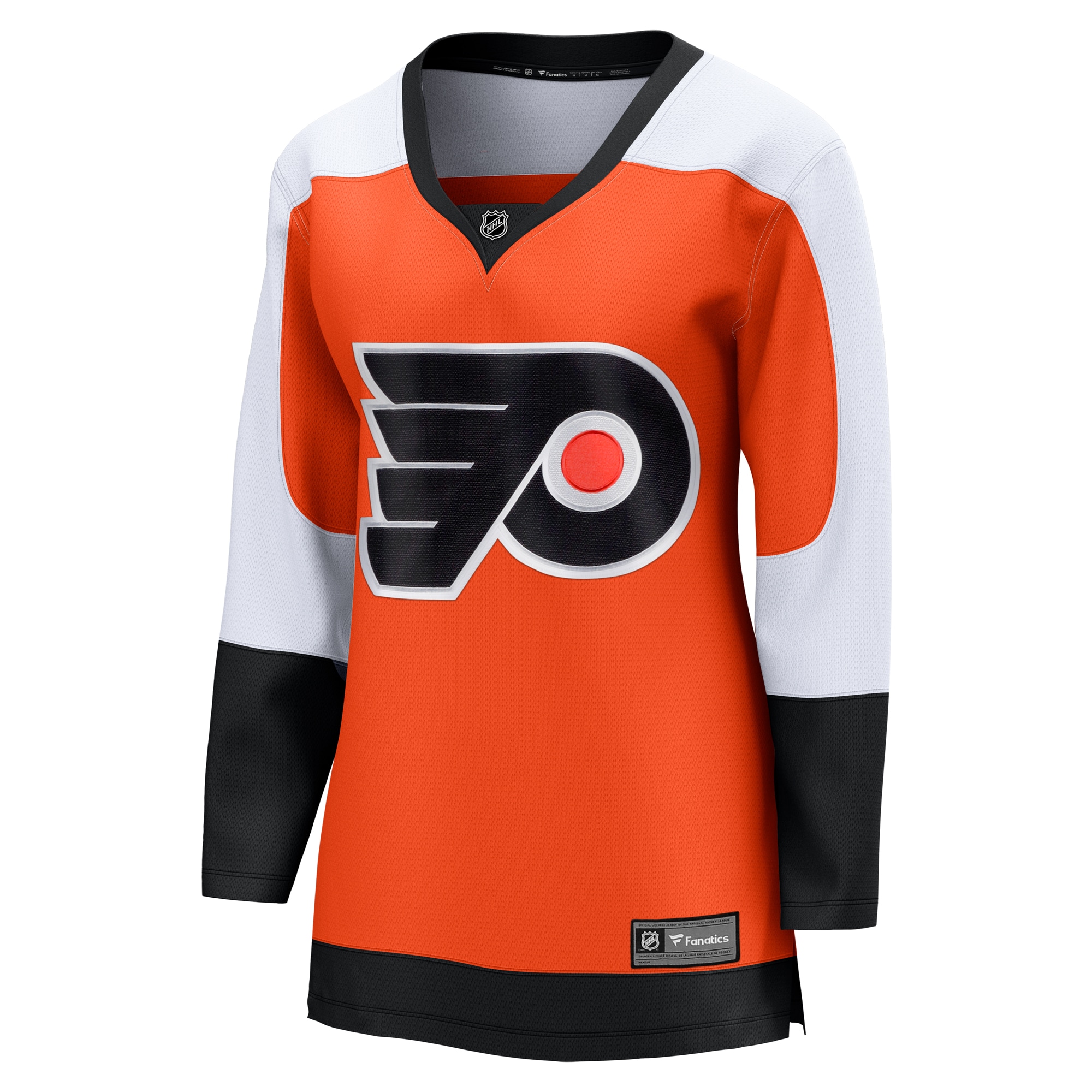 Alternative view of Women's Philadelphia Flyers Burnt Orange Home Premier Breakaway Jersey - JS617 