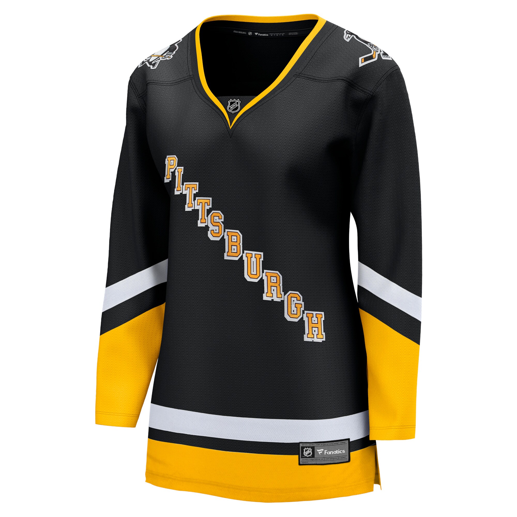Alternative view of Women's Pittsburgh Penguins Black Alternate Premier Breakaway Jersey - JS113 