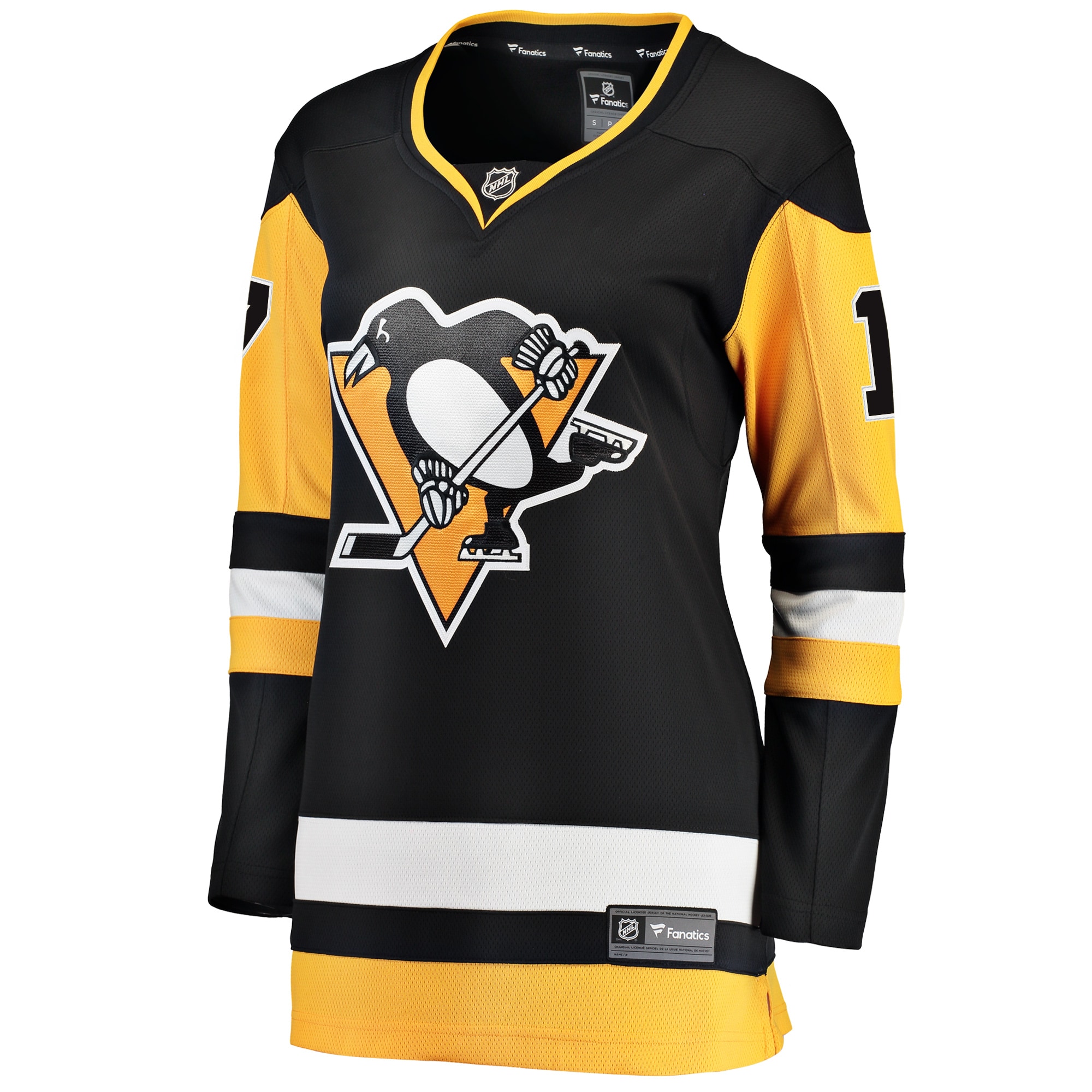 Alternative view of Women's Pittsburgh Penguins Bryan Rust Black Premier Breakaway Player Jersey - JS956 