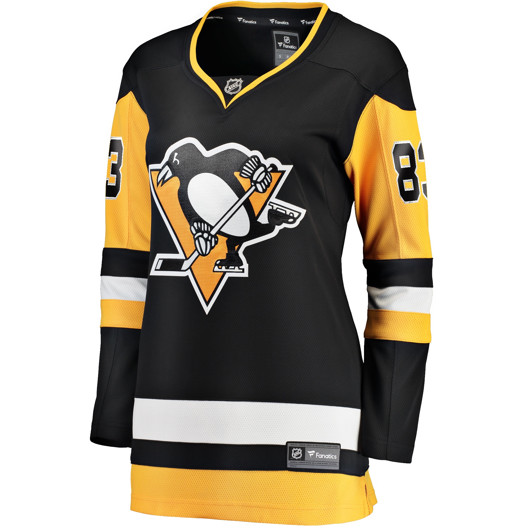 Alternative view of Women's Pittsburgh Penguins Matt Nieto Black Home Breakaway Player Jersey - JS919 