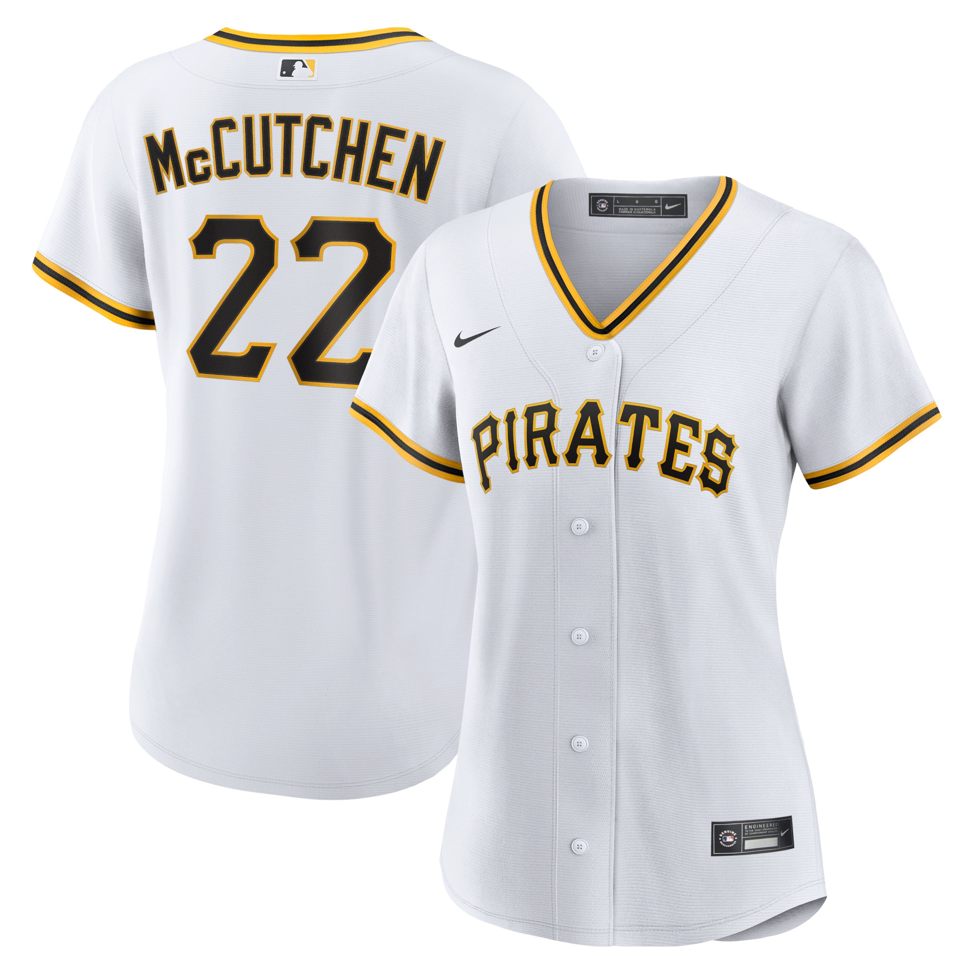 Women's Pittsburgh Pirates Andrew McCutchen White Home Player Jersey 