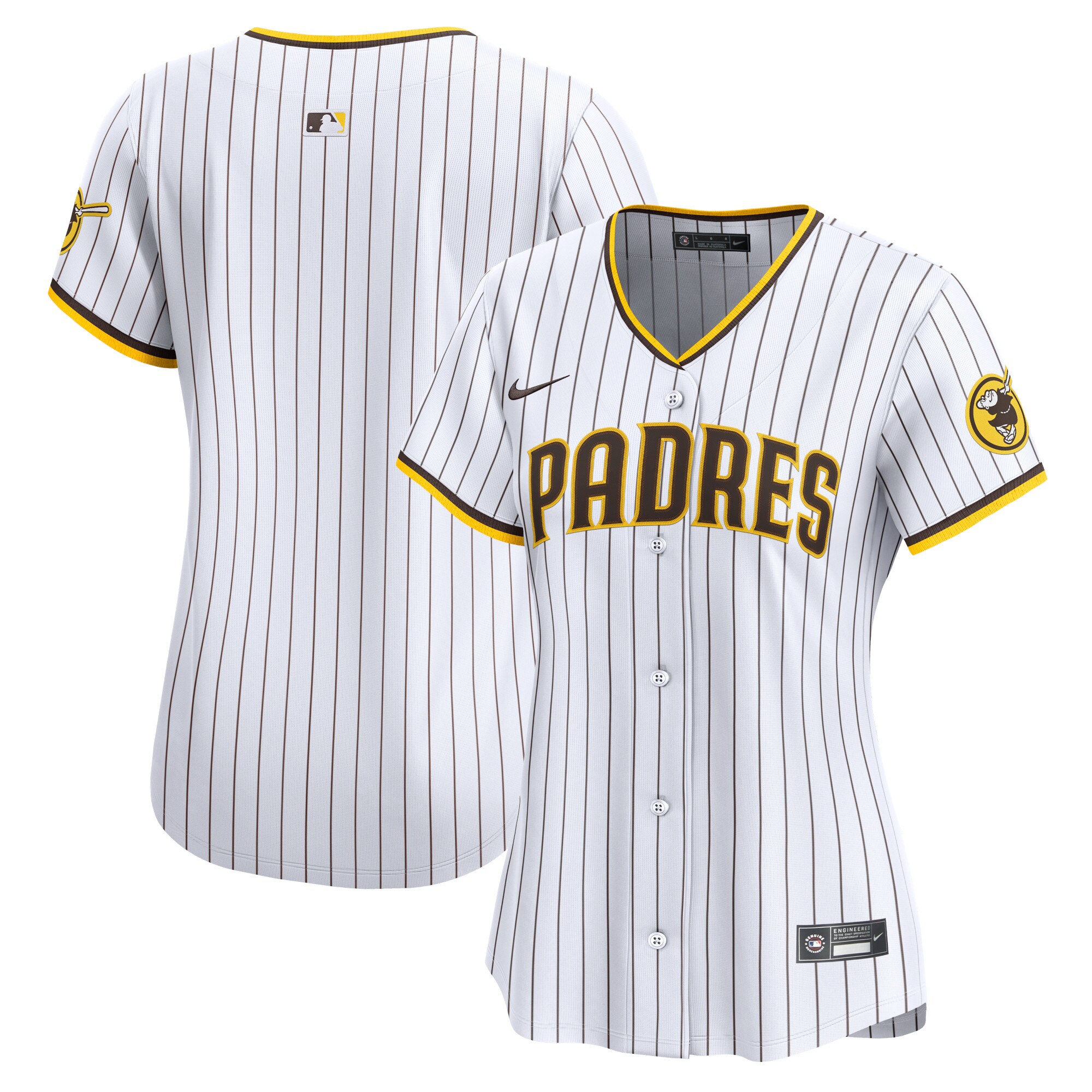 Women's San Diego Padres White Home Limited Jersey 