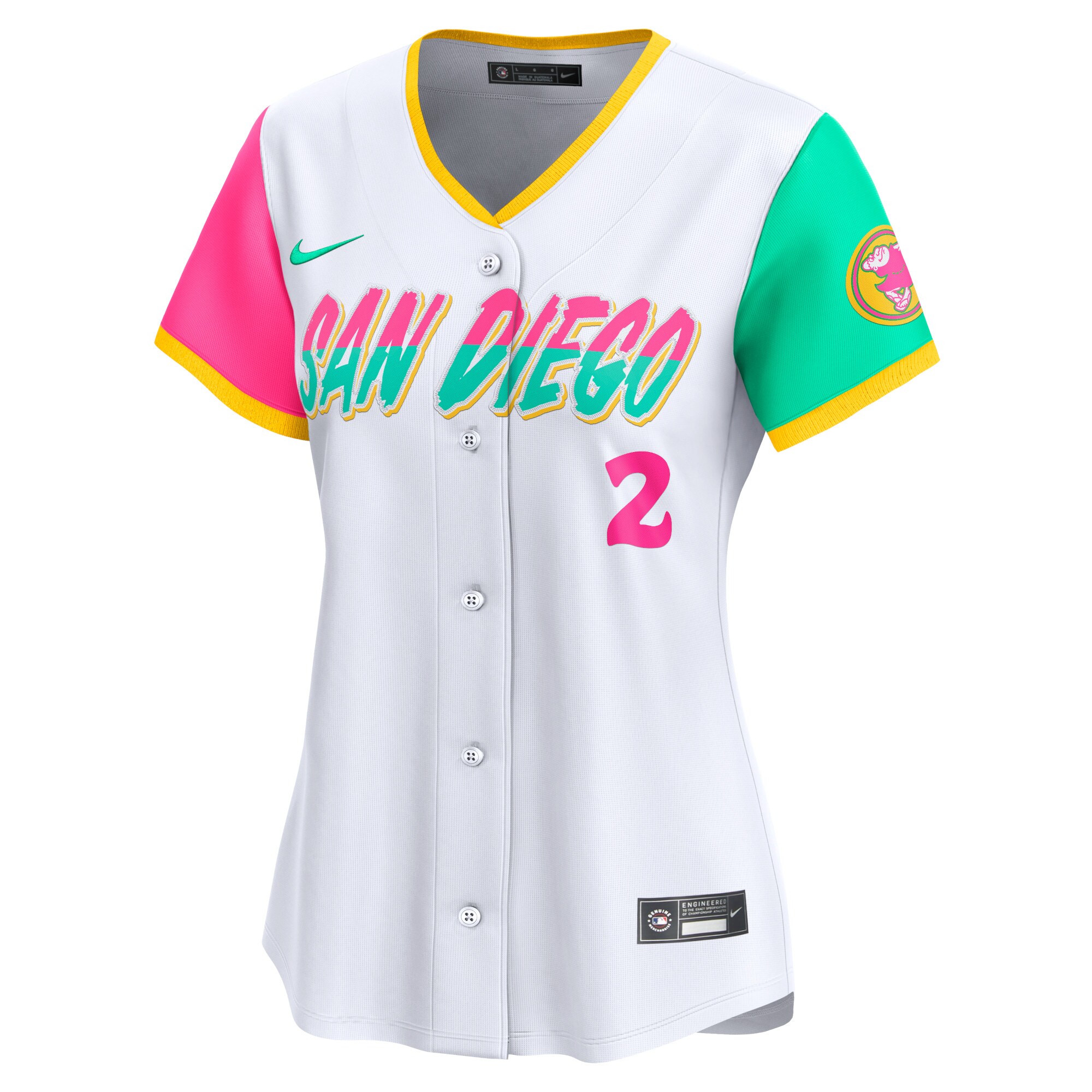 Alternative view of Women's San Diego Padres Xander Bogaerts White City Connect Limited Player Jersey 