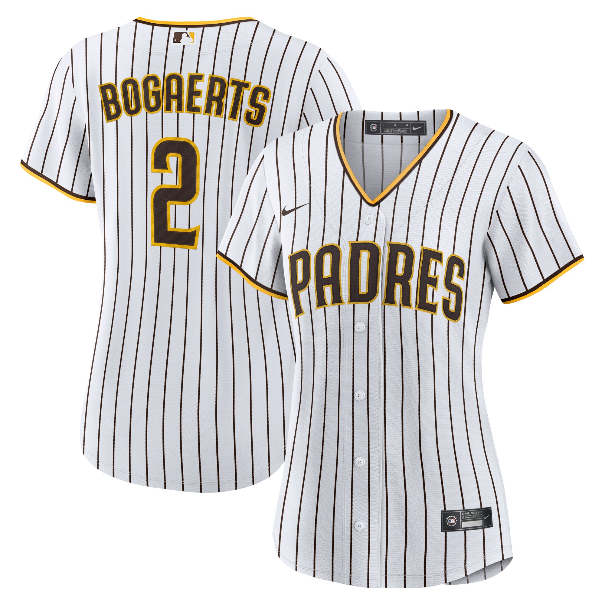 Women's San Diego Padres Xander Bogaerts White Home Jersey 