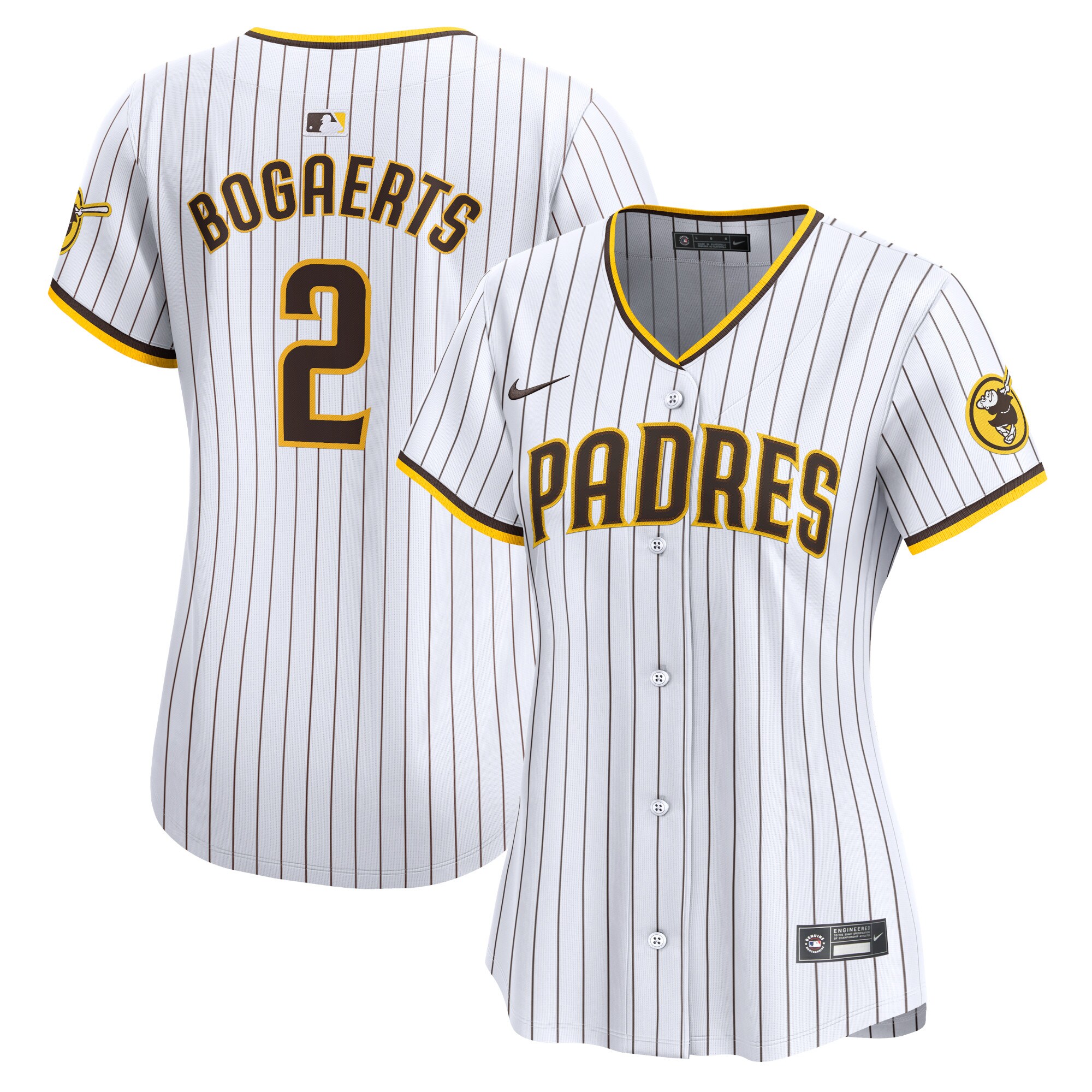Women's San Diego Padres Xander Bogaerts White Home Limited Player Jersey 