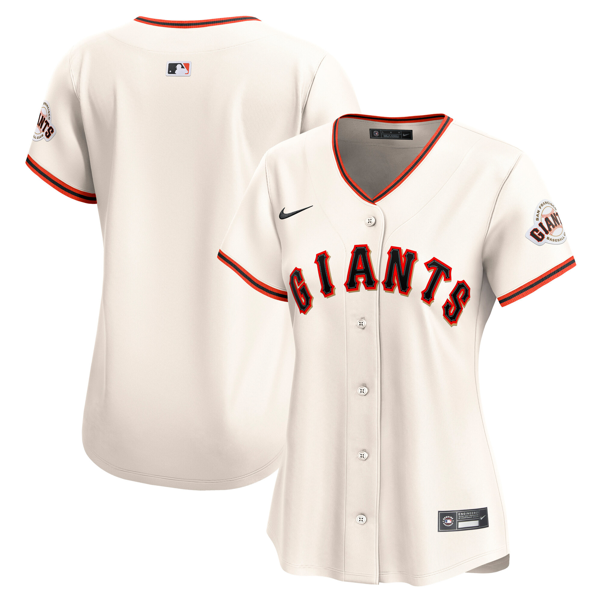 Women's San Francisco Giants Cream Home Limited Jersey 