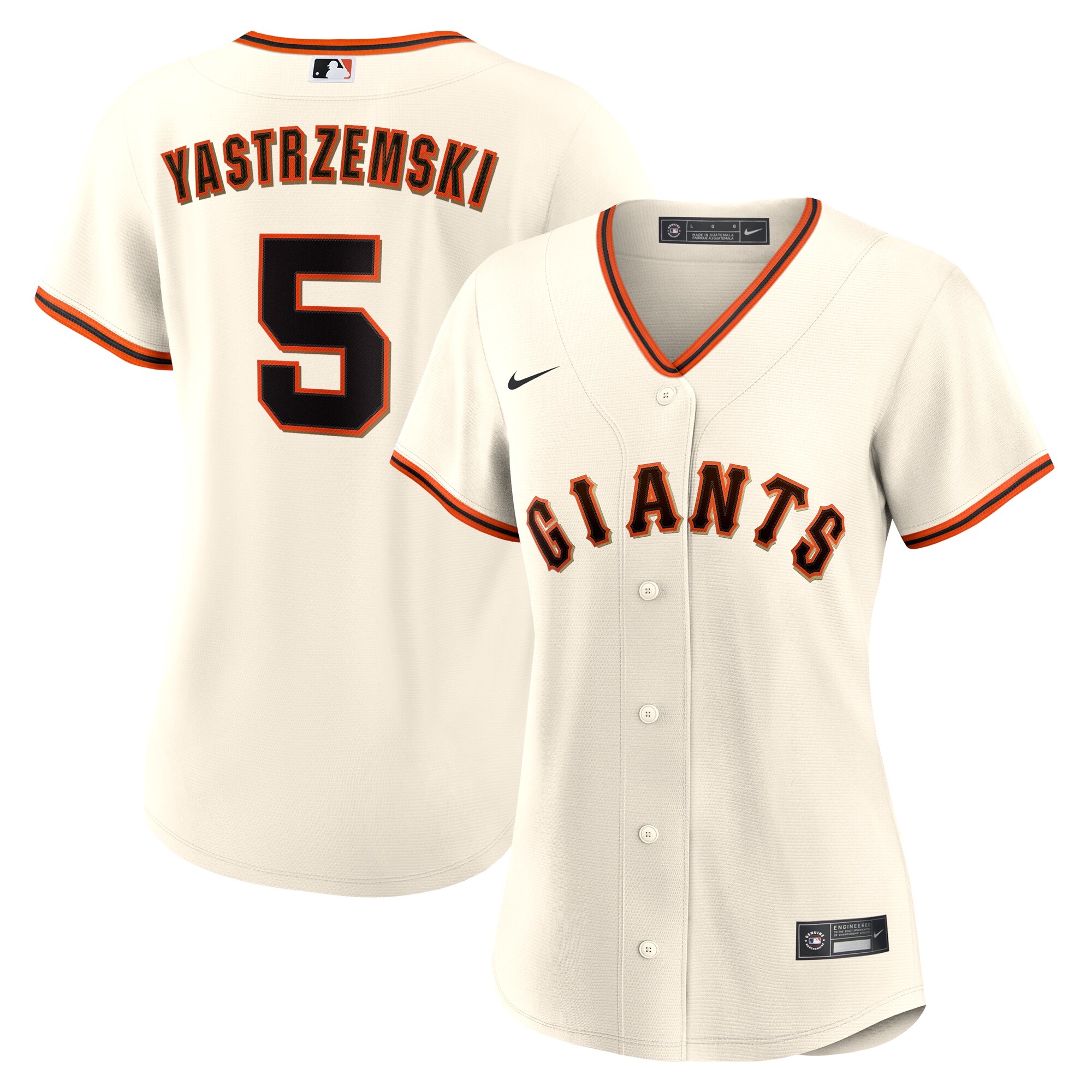 Women's San Francisco Giants Mike Yastrzemski Cream Home Player Jersey 