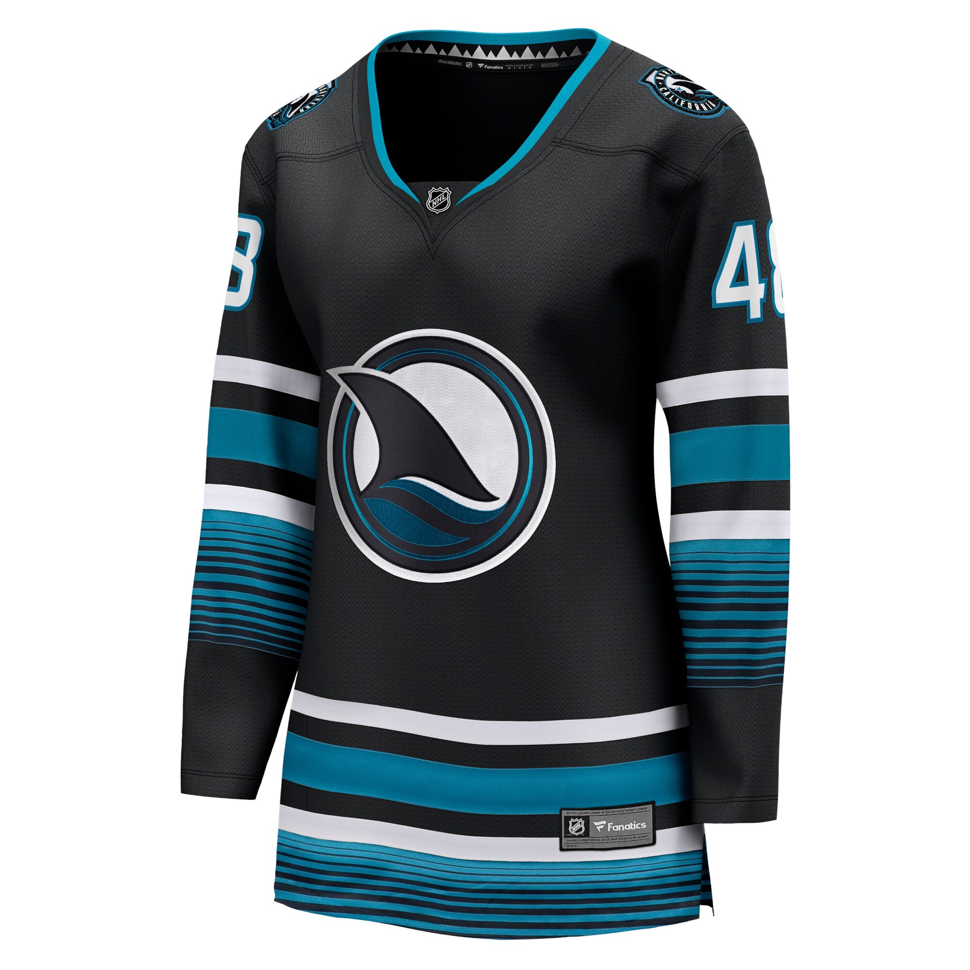 Alternative view of Women's San Jose Sharks Tomas Hertl Black Alternate Premier Breakaway Player Jersey - JS706 