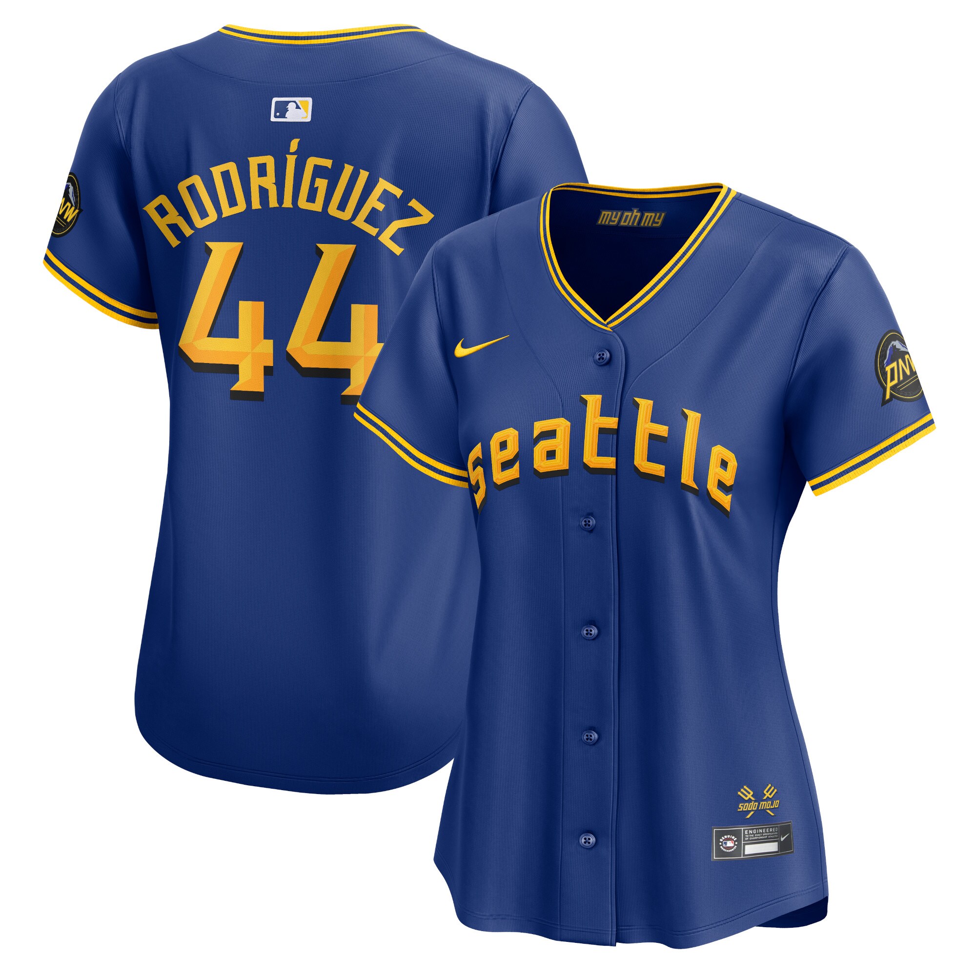 Women's Seattle Mariners Julio Rodríguez Royal City Connect Limited Player Jersey 