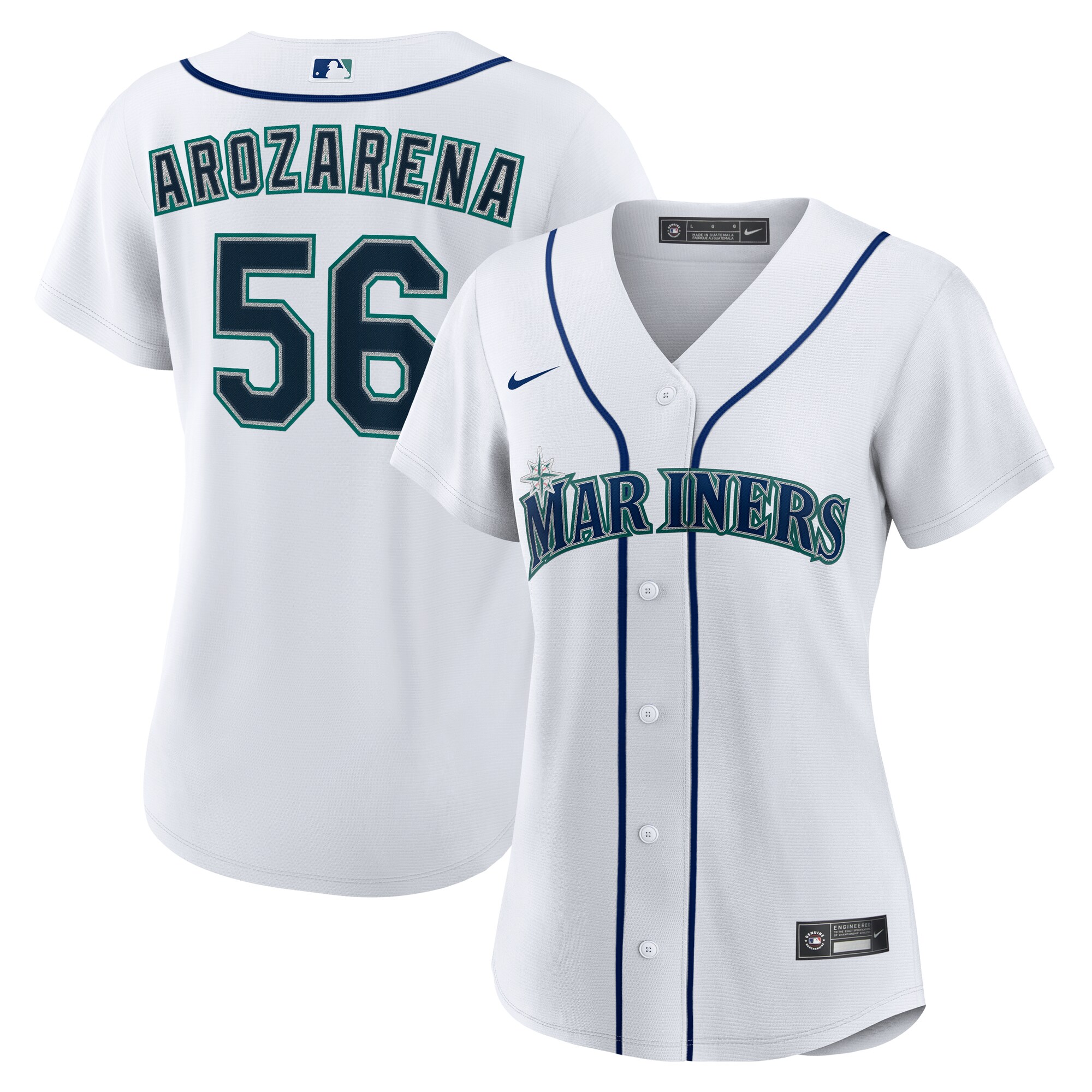 Women's Seattle Mariners Randy Arozarena White Home Jersey 